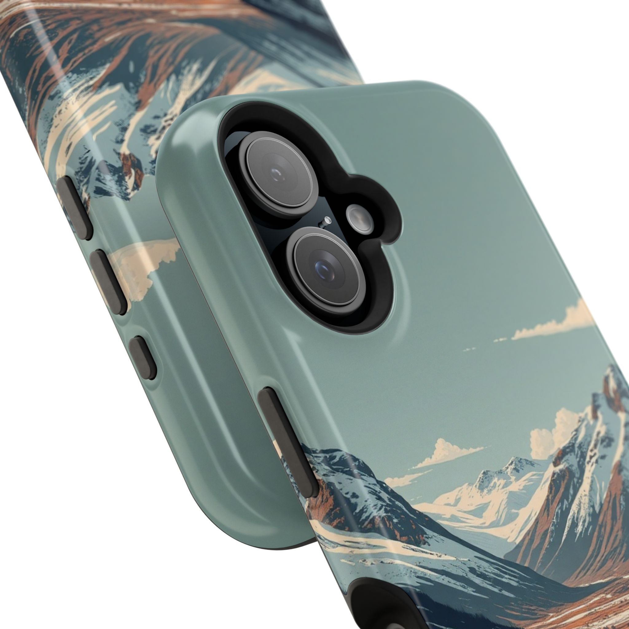 iPhone Serene Tundra Expanse Design Slim Everyday Designer Case · iPhone Case