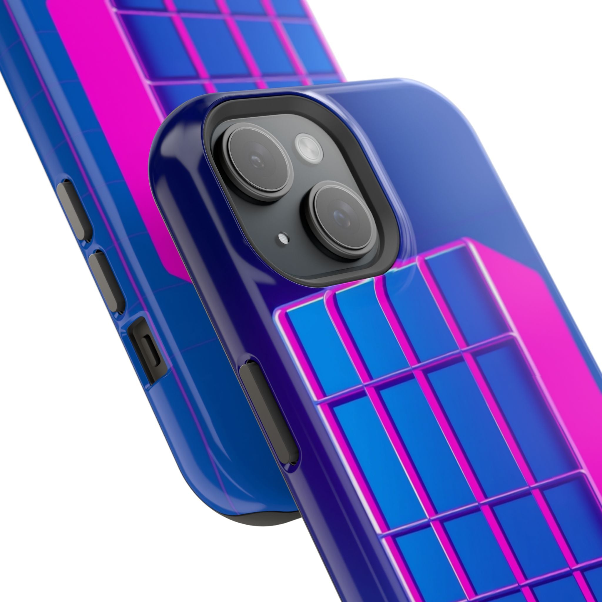 iPhone Earthy 80s Grid Synthwave Design Slim Everyday Designer Case · iPhone Cas
