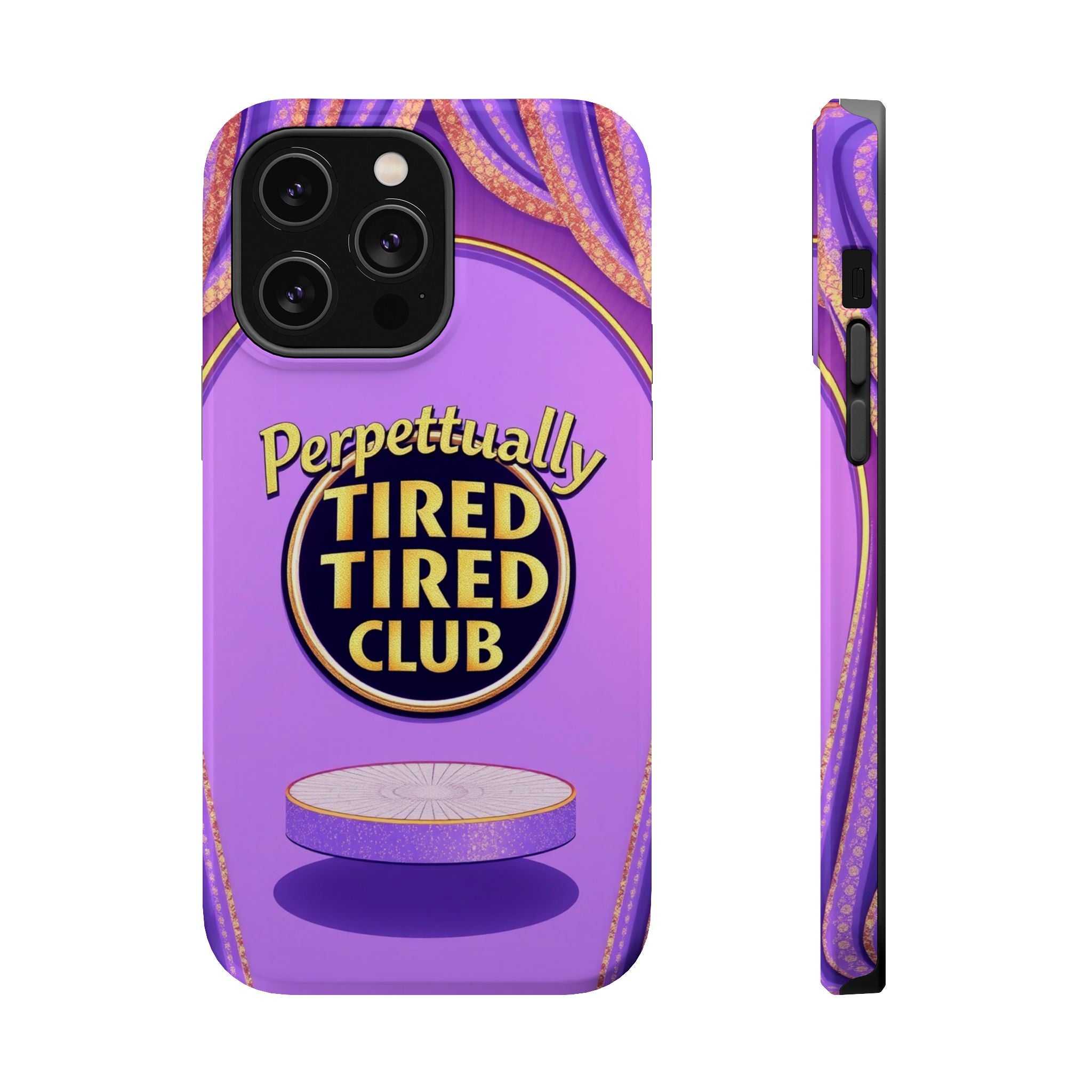 iPhone Perpetually Tired Club Bold Art Slim Everyday Designer Case · iPhone Case