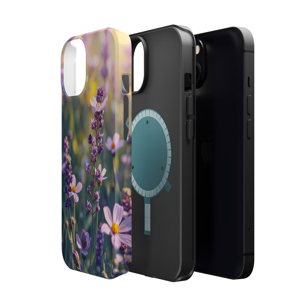 iPhone Lavender And Pearl Wildflower Field Slim iPhone Everyday · iPhone Case