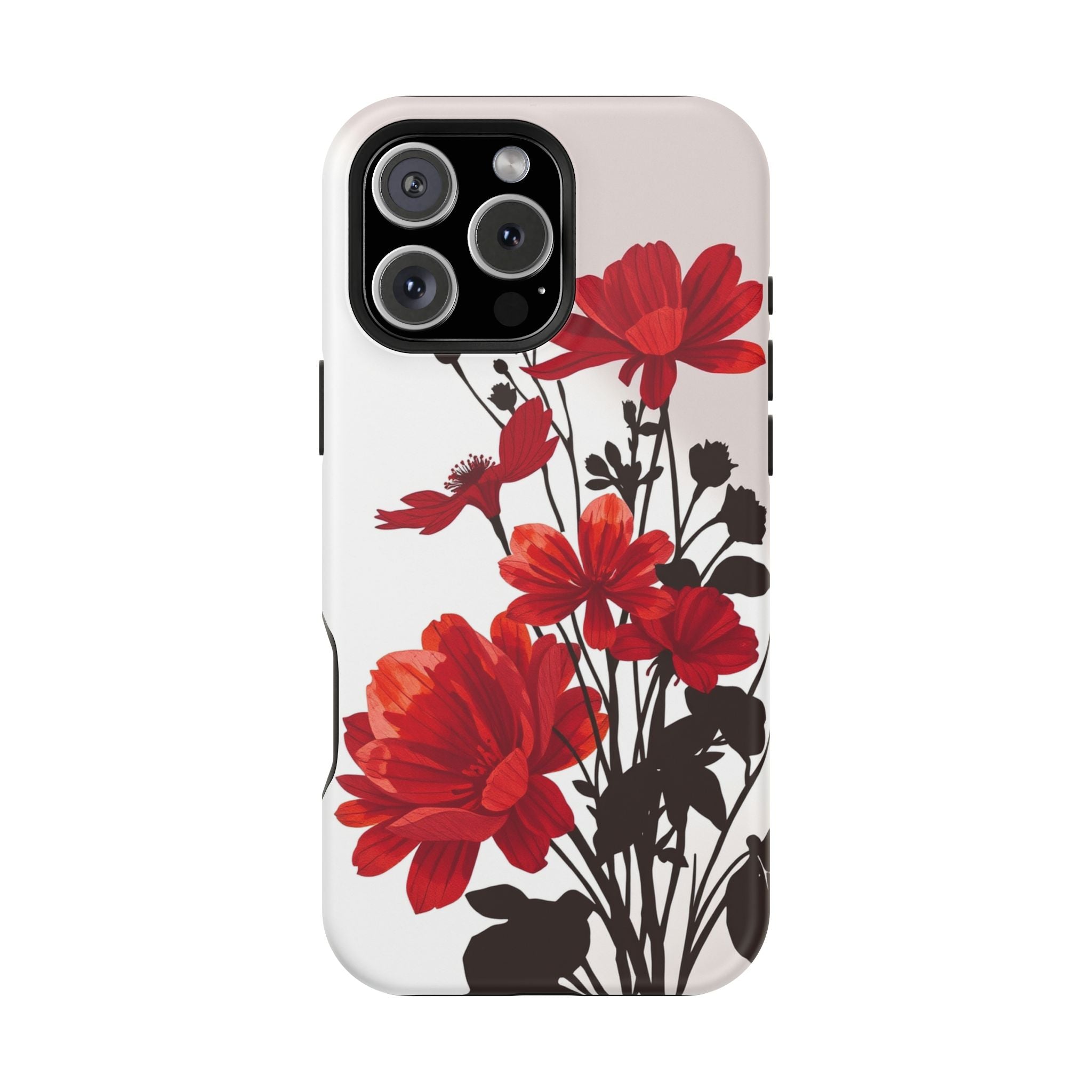 iPhone Floral Silhouette Cinematic Art Slim Snap Case · iPhone Case