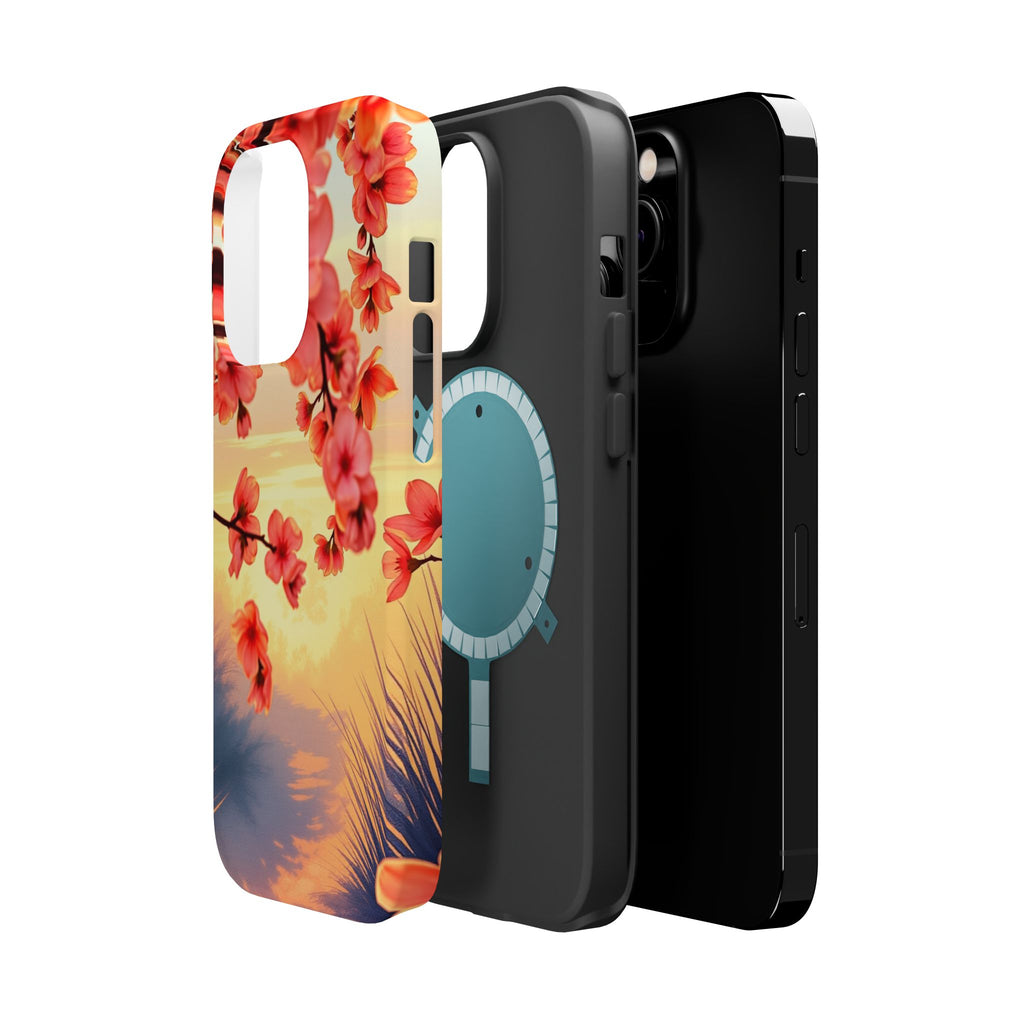 iPhone Sunset Amber And Peach Blossom Trail Slim Snap Cas Carry Case · iPhone Ca