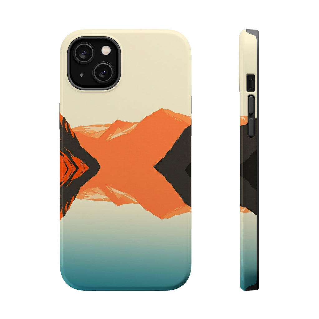 iPhone Burnt Orange And Sand Fjord Reflection Slim iPhone Everyday · iPhone Case