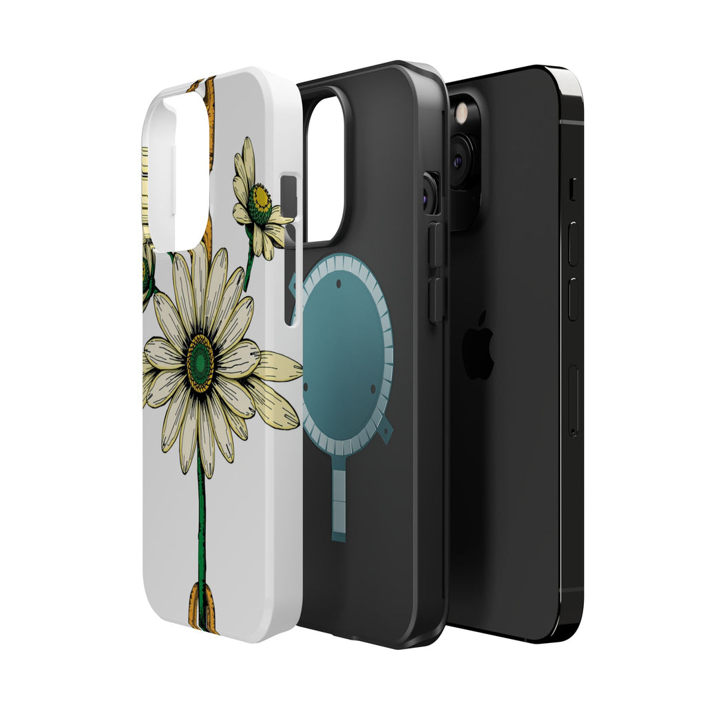 iPhone Daisy Chain Dark Gothic Ink Bold Modern Everyday Snap Case · iPhone Case