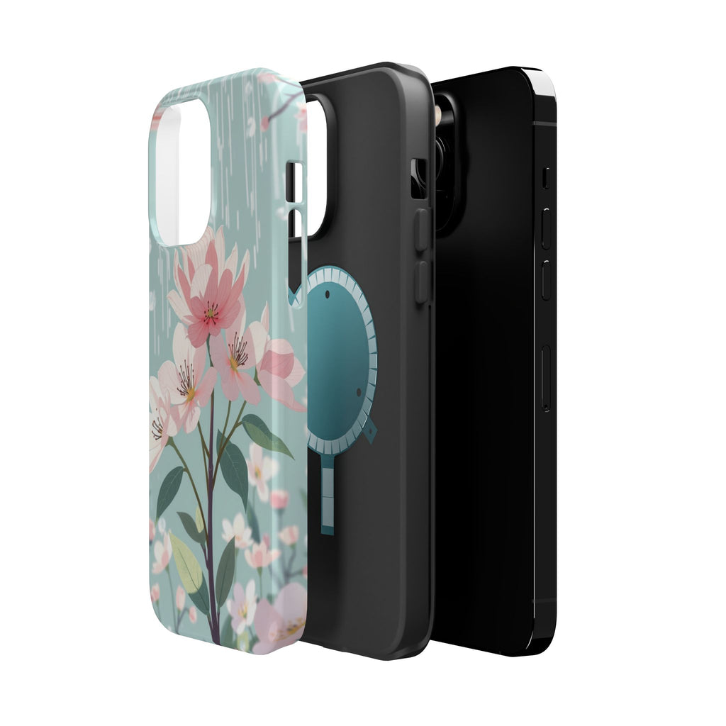 iPhone Mint And Blush Spring Shower Bloom Slim iPhone Everyday Designer · iPhone