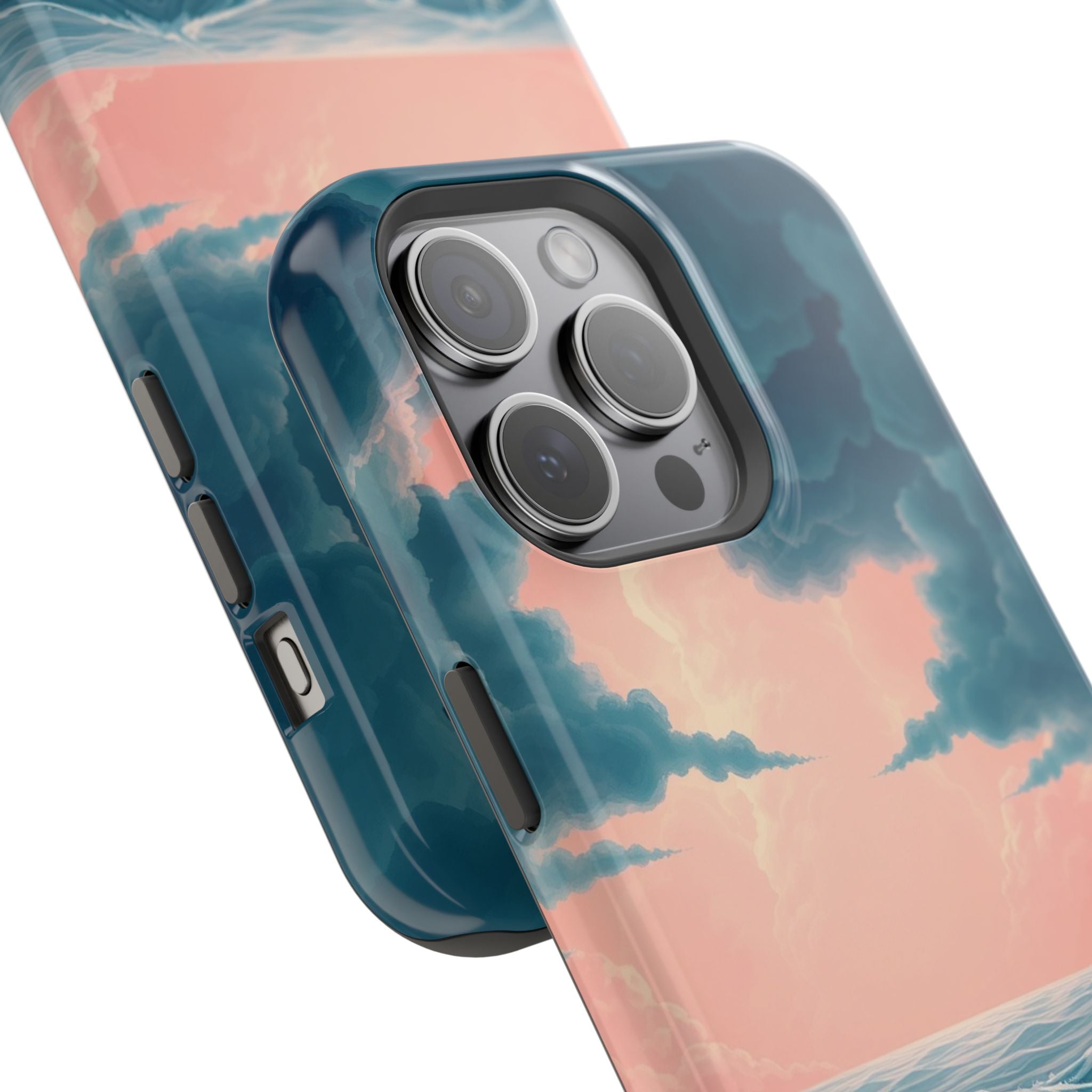iPhone Storm at Sea 3D Digital Slim Everyday Designer Case · iPhone Case