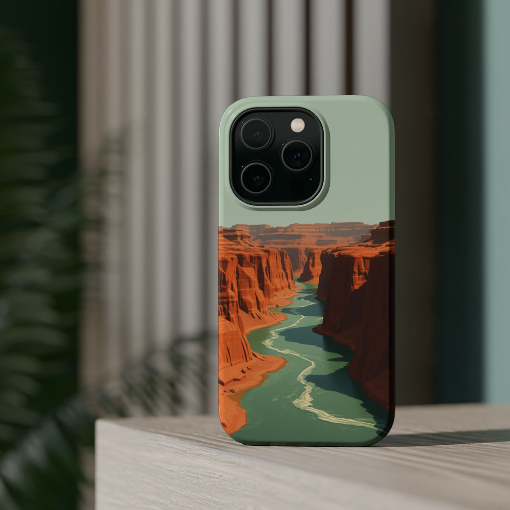 iPhone Burnt Orange And Sand River Canyon Slim iPhone Everyday Designer · iPhone