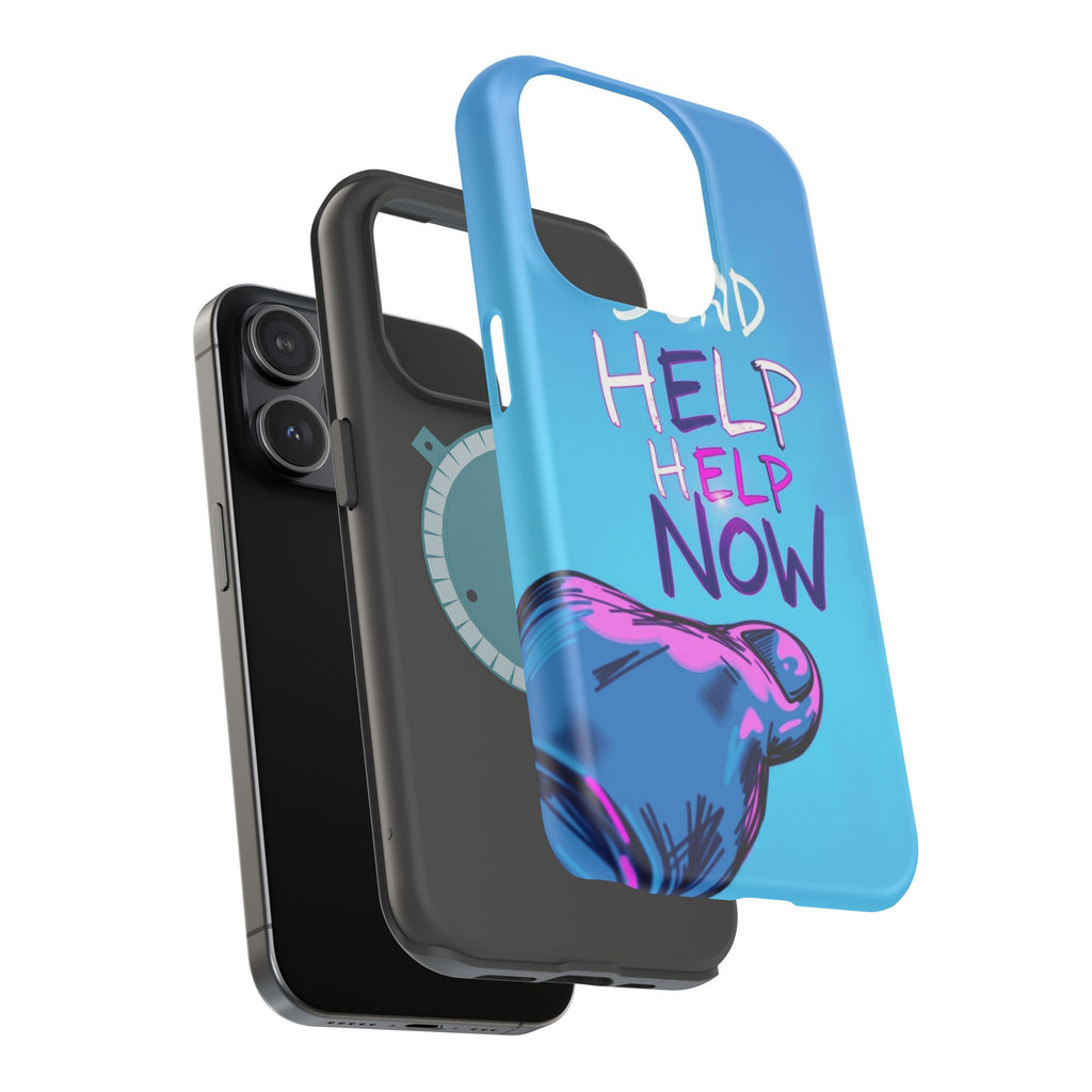 iPhone Radiant Send Help Now Design Slim Everyday Designer Case · iPhone Case