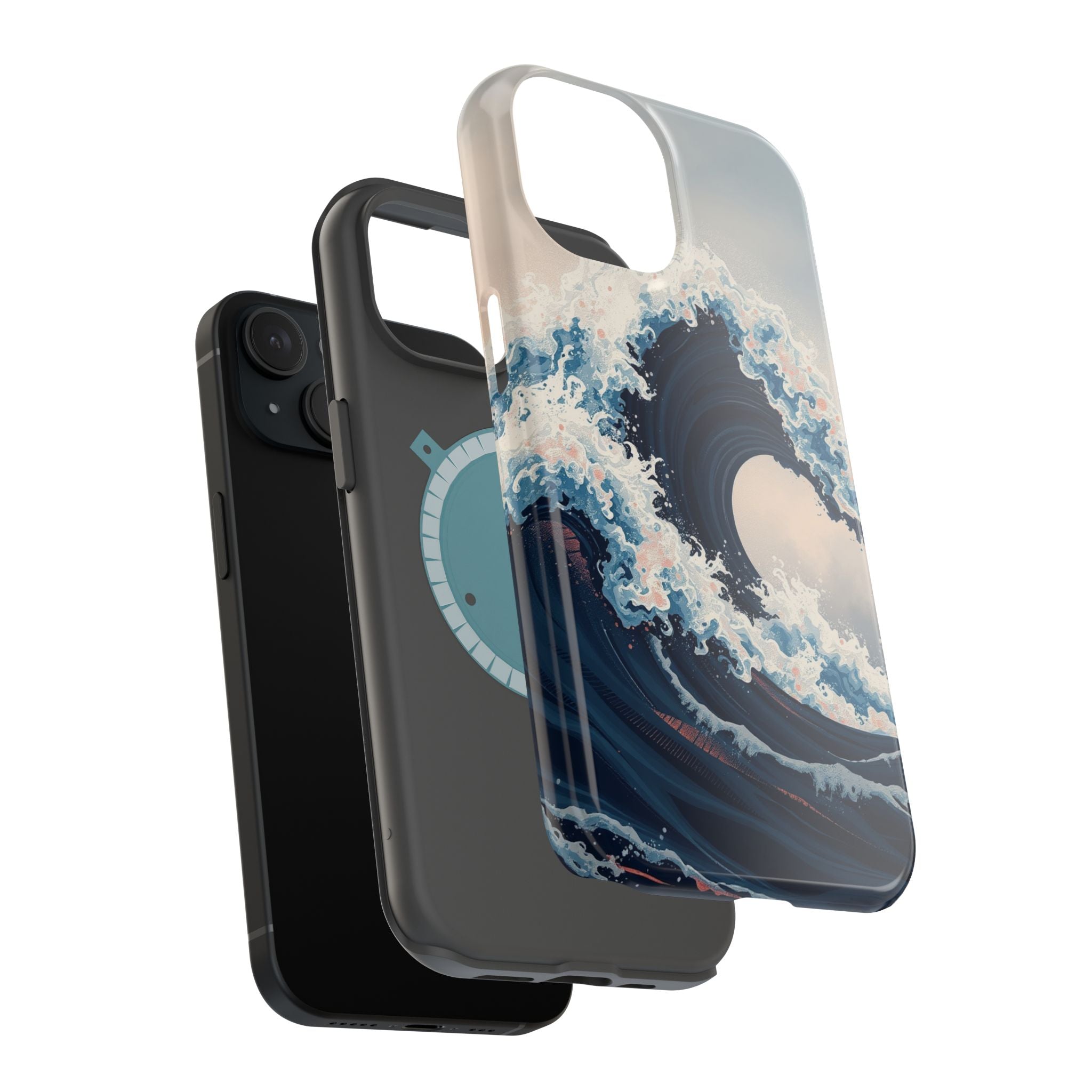 iPhone Ocean Wave Crash Grunge Distressed Slim iPhone Everyday Designer · iPhone