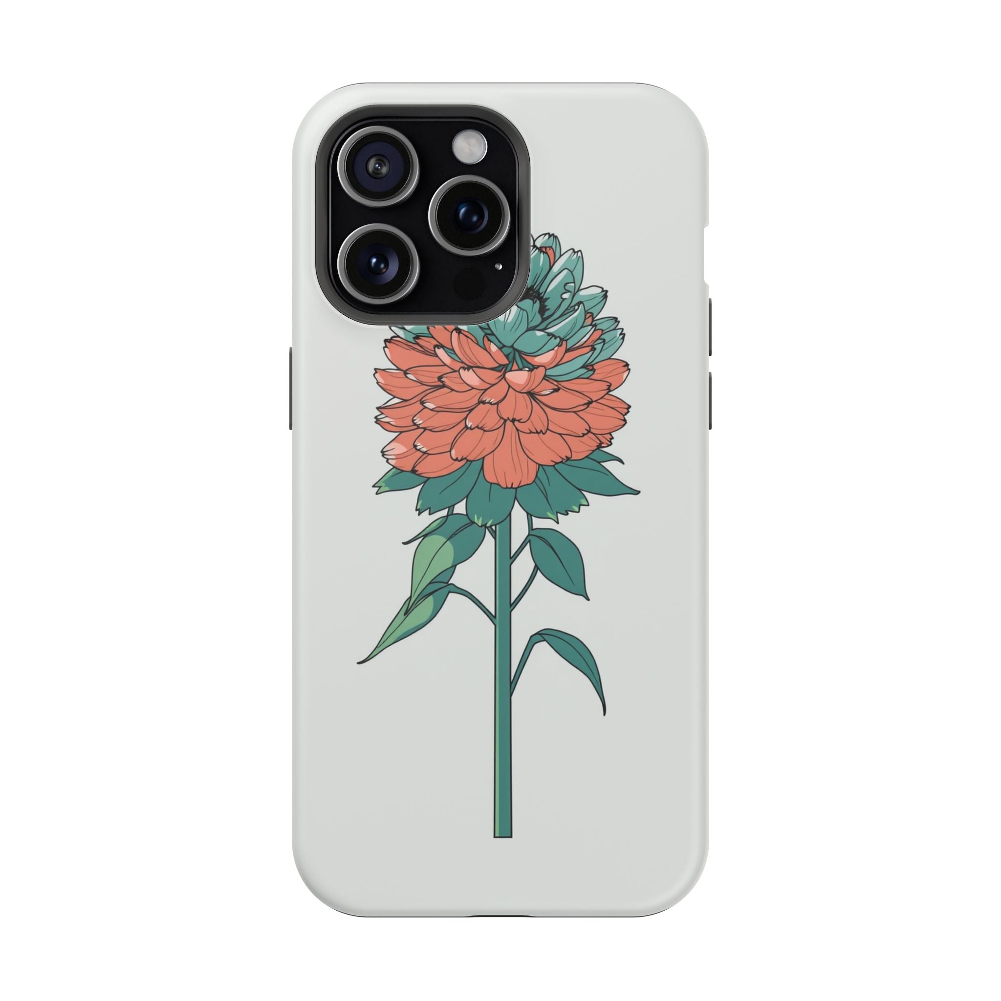 iPhone Serene Ranunculus Stack Design Slim Everyday Designer Case · iPhone Case