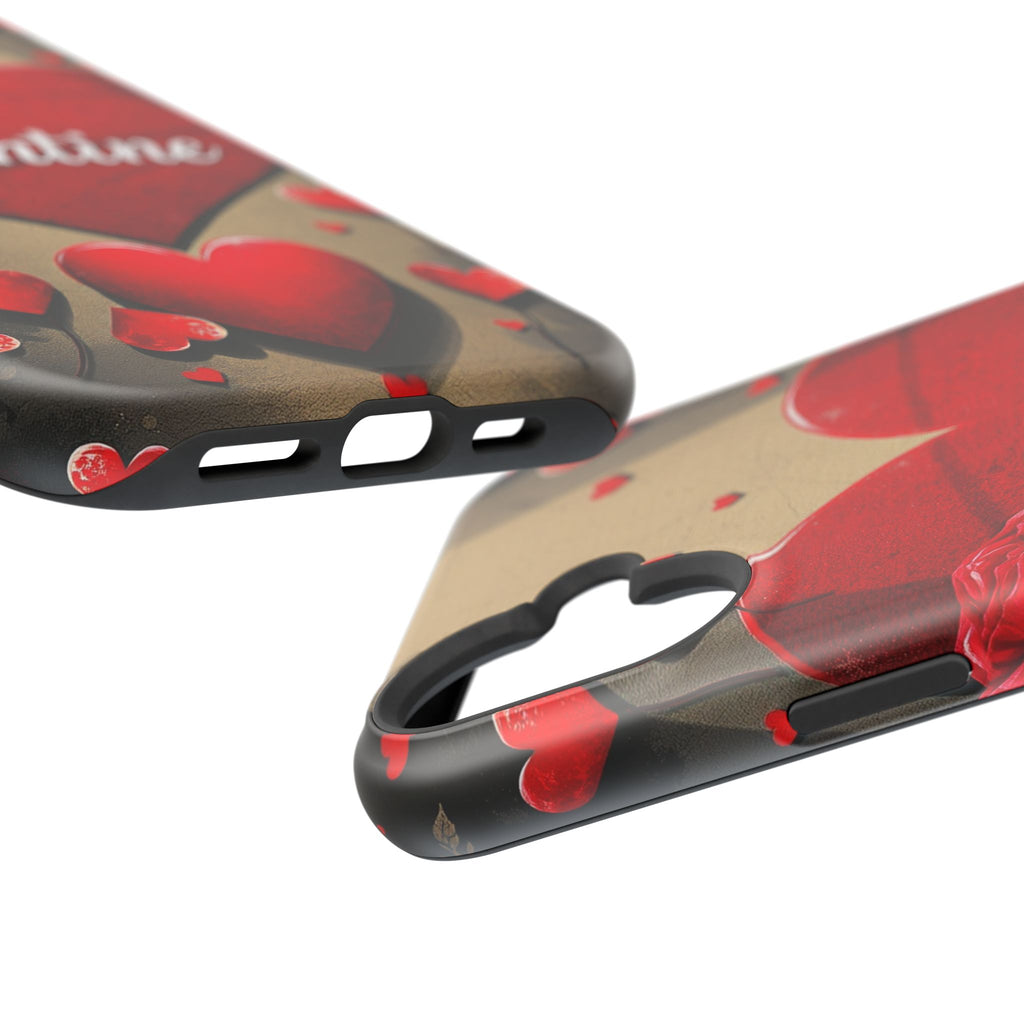iPhone Serene Vintage Valentine Card Design Slim Everyday Designer Case · iPhone