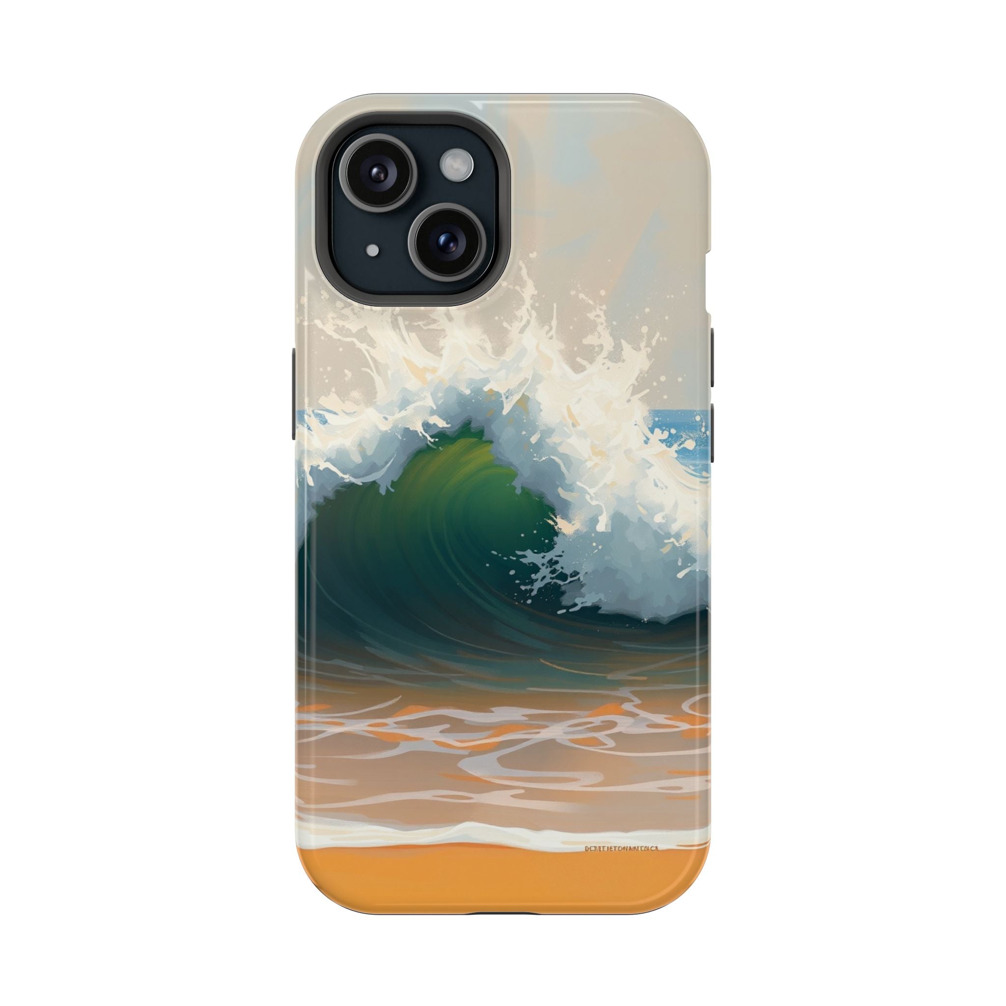 iPhone Radiant Ocean Wave Crash Design Slim Everyday Designer Case · iPhone Case