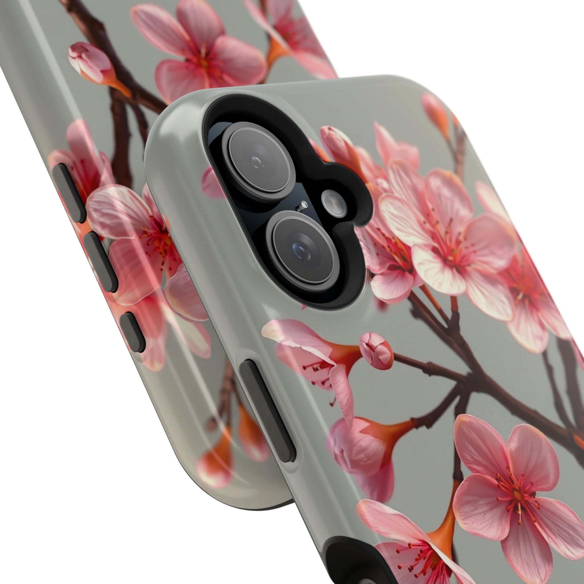 iPhone Mustard And Rust Cherry Blossom Slim Everyday Designer Case · iPhone Case