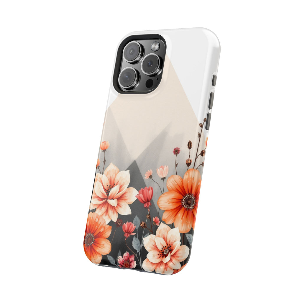 iPhone Floral Geometric Vibrant Design Slim Snap Case · iPhone Case