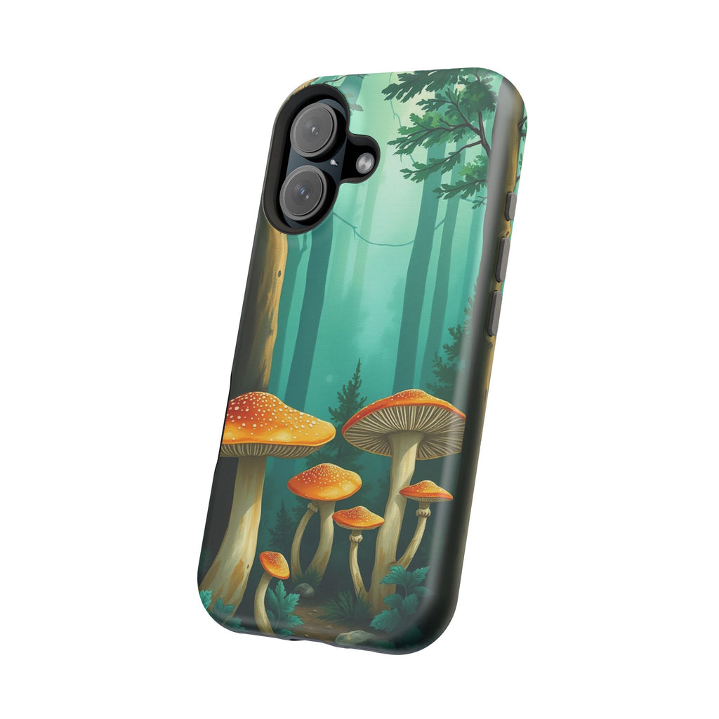 iPhone Mushroom Forest Oil Painting Impressionist iPhone Clean Minimal · iPhone