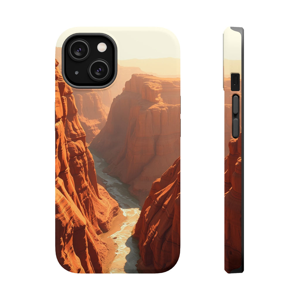 iPhone Vibrant River Canyon Design Bold Modern Everyday Snap Case · iPhone Case