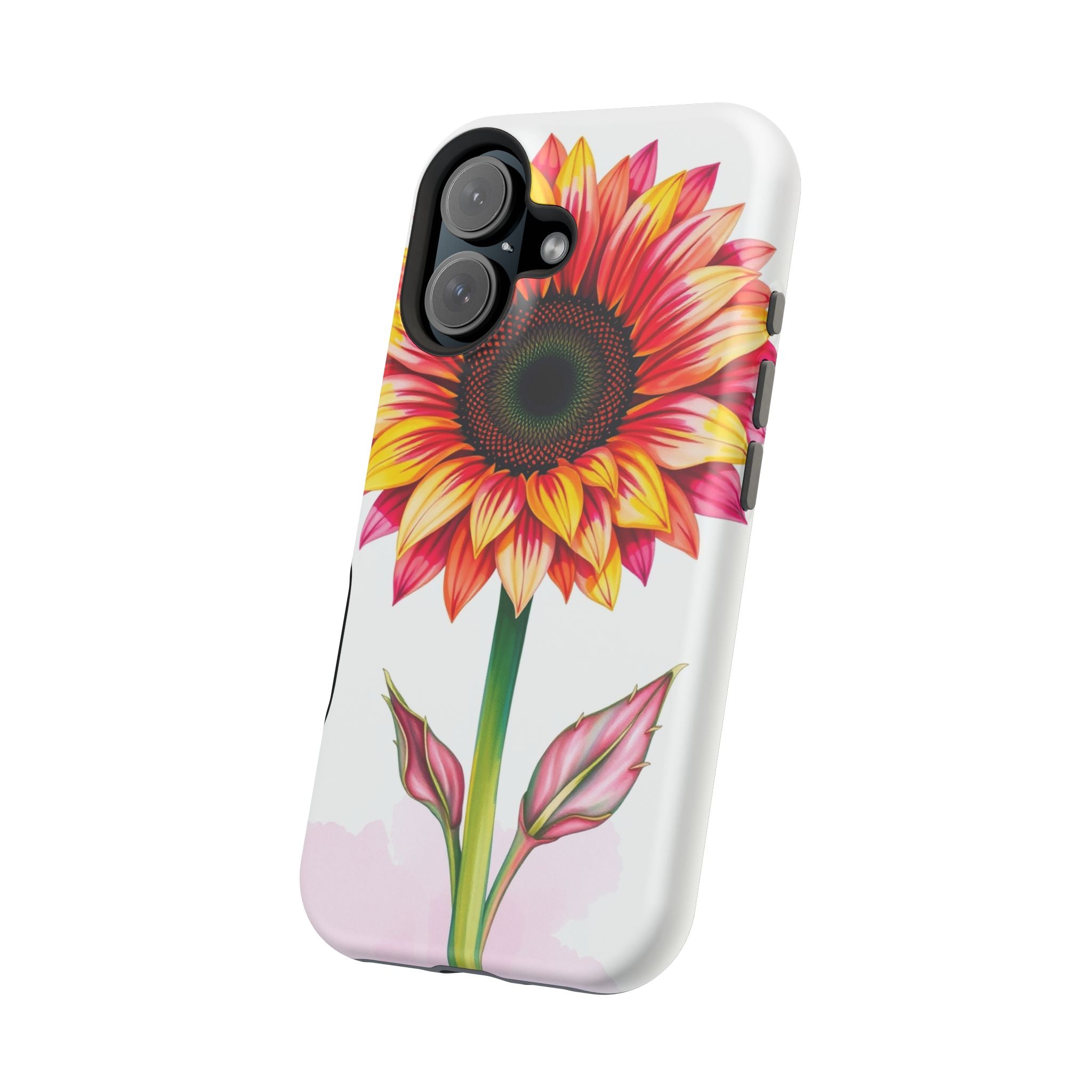 iPhone Sunflower Pop Vibrant Watercolor Slim Snap Case · iPhone Case