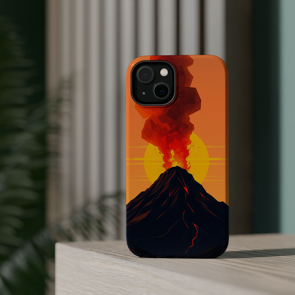iPhone Vibrant Volcanic Eruption Design Slim Everyday iPhone Designer · iPhone C