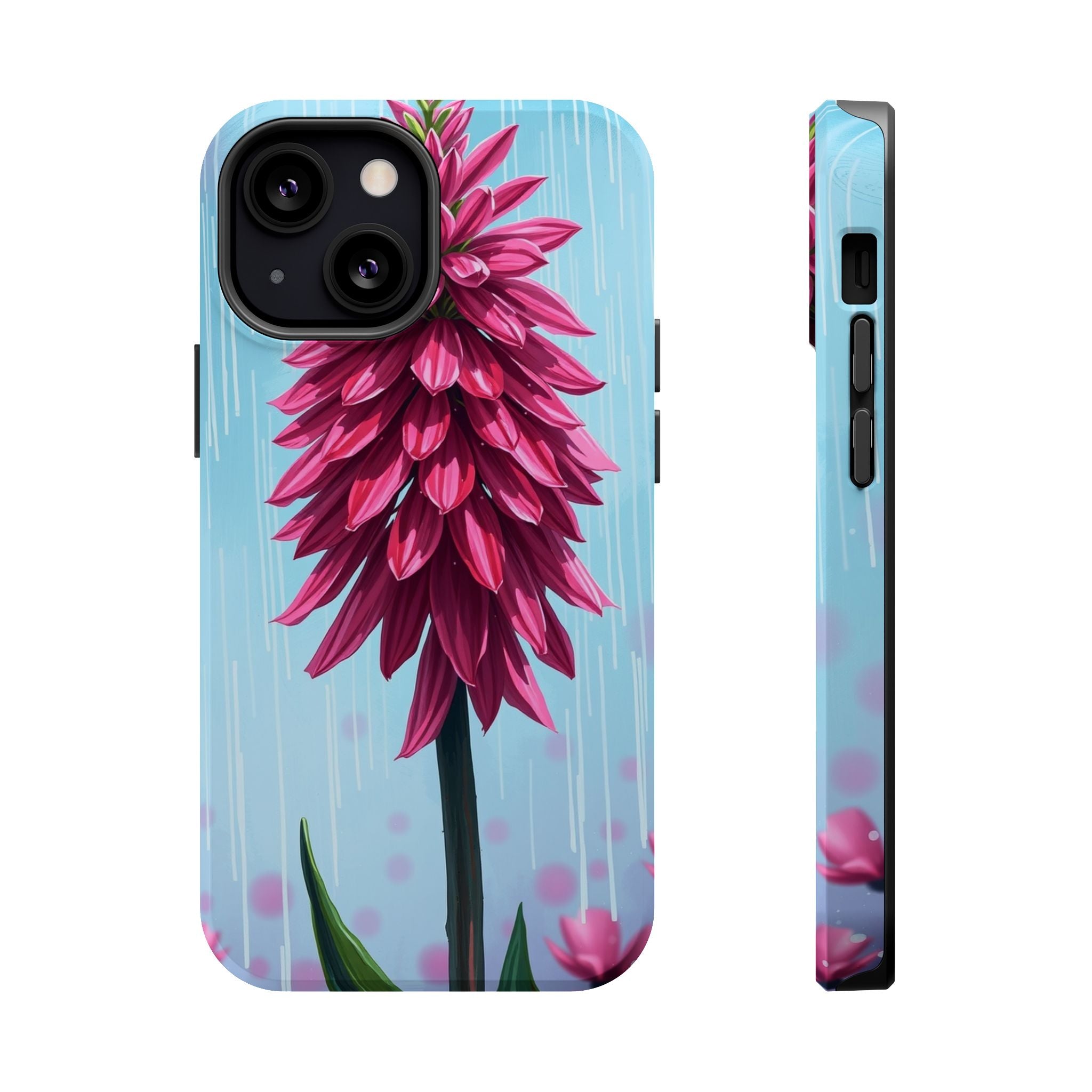 iPhone Cyan And Magenta Spring Shower Bloom Slim iPhone Everyday · iPhone Case