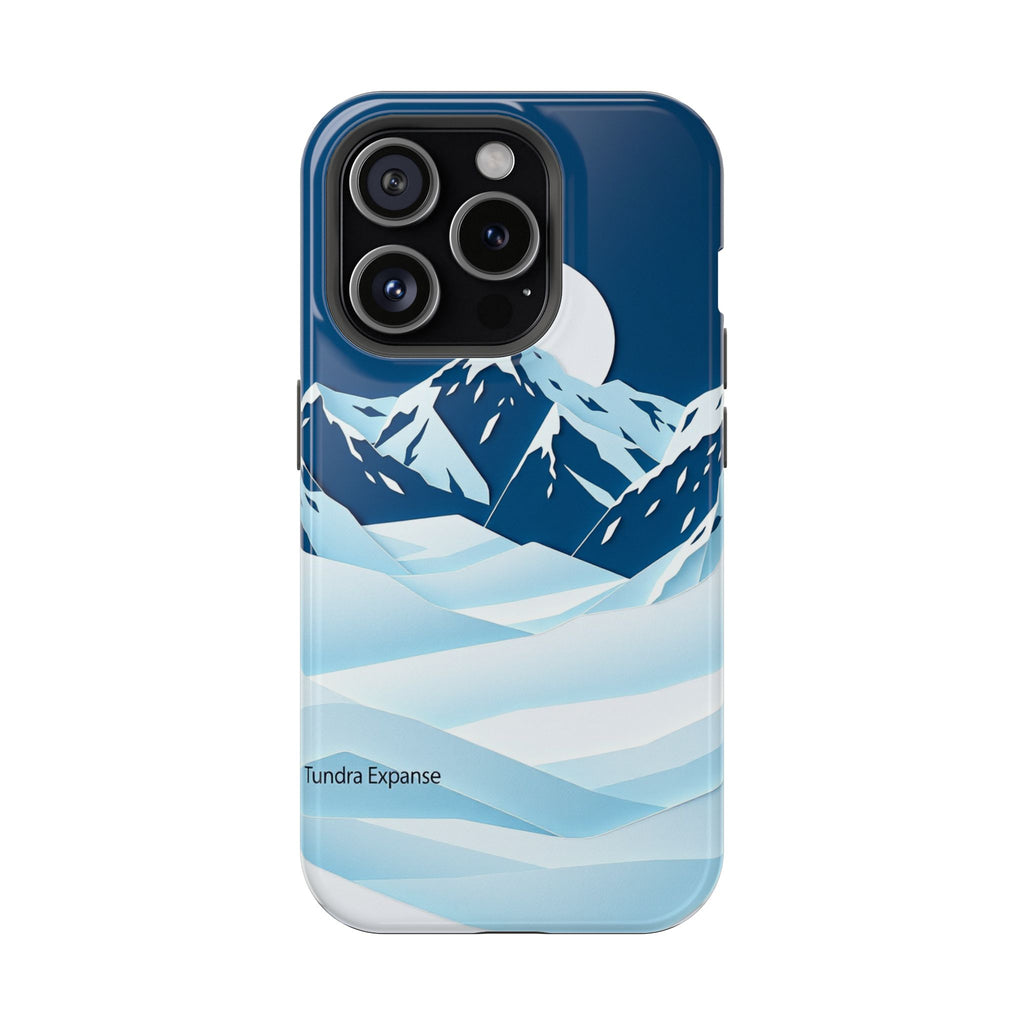 iPhone Midnight Blue And Silver Tundra Expanse Clean iPhone 12 Minimal · iPhone