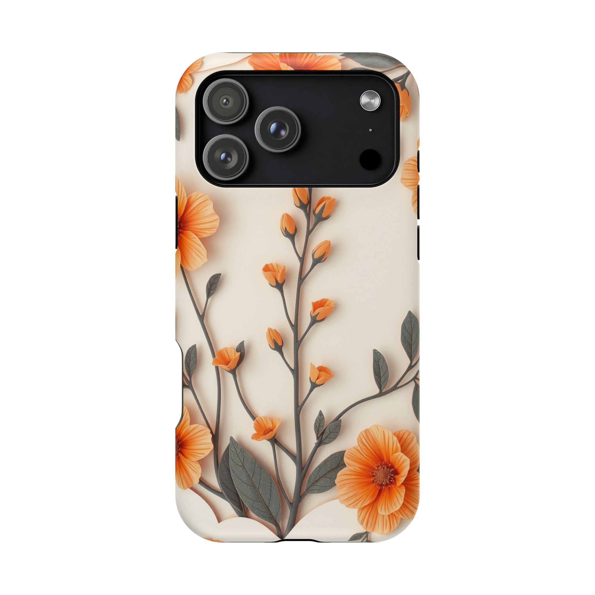 iPhone Vintage Botanical Print Paper Cut Art Slim iPhone Everyday · iPhone Case