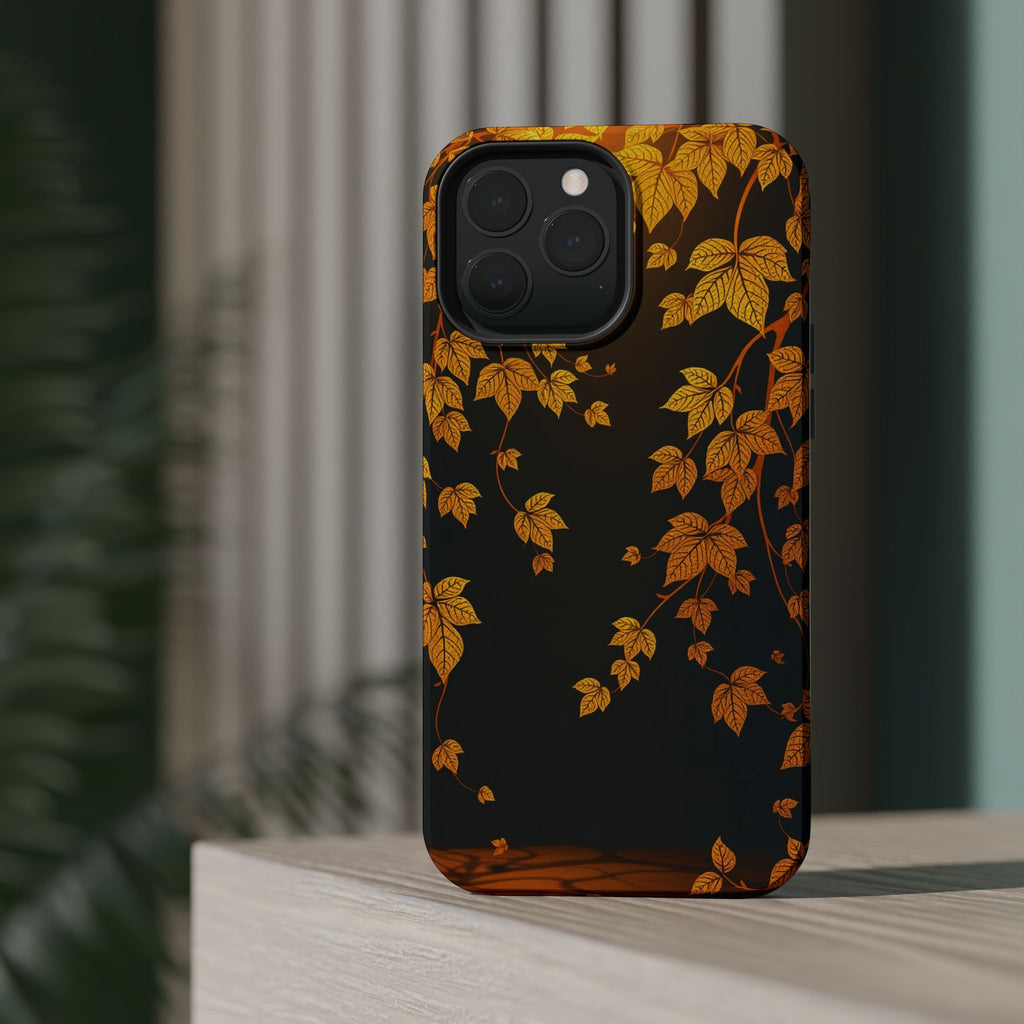 iPhone Mustard And Rust Art Nouveau Vine Slim Everyday iPhone 14 · iPhone Case