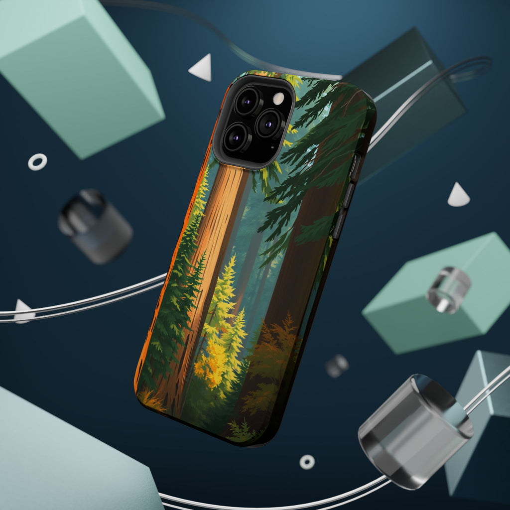 iPhone Redwood Forest Oil Painting Impressionist Clean iPhone Minimal · iPhone C