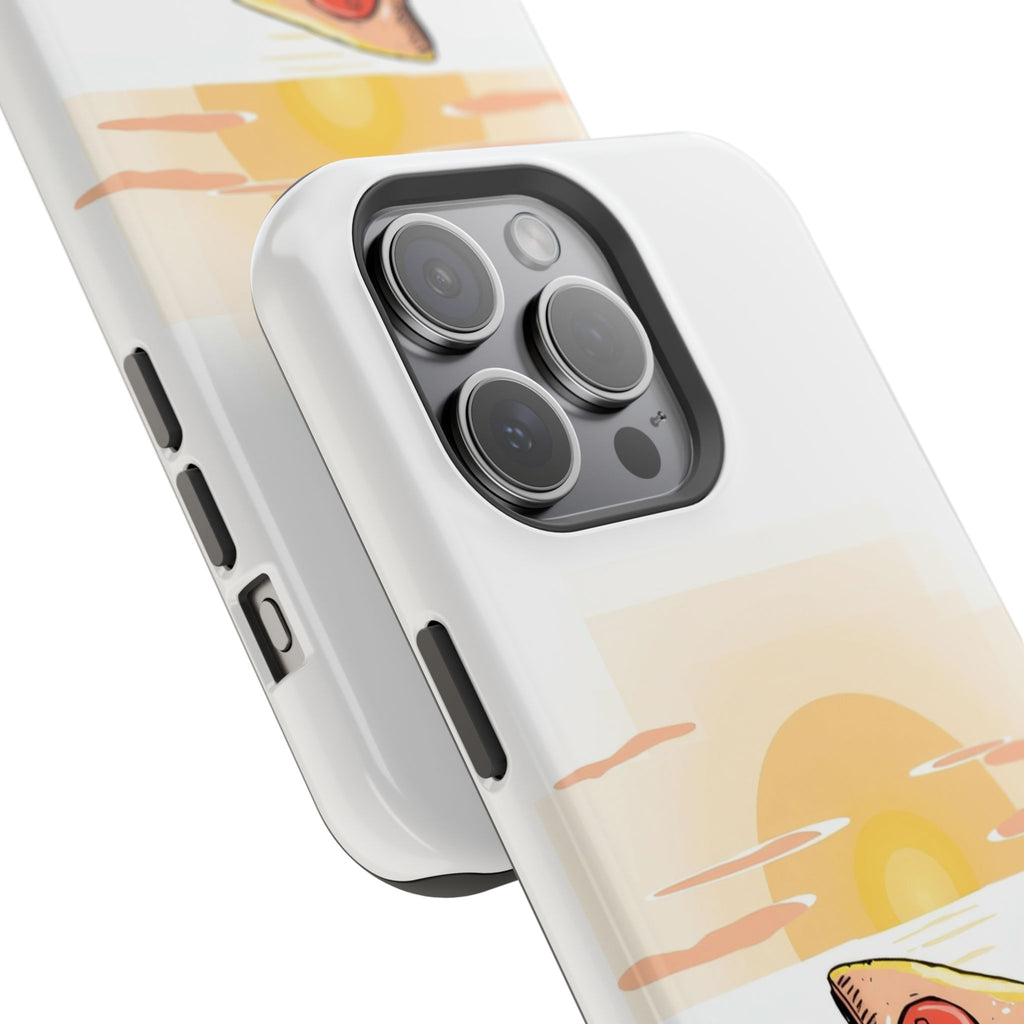 iPhone Earthy Pizza Slice Sunset Design Slim Everyday Designer Case · iPhone Cas