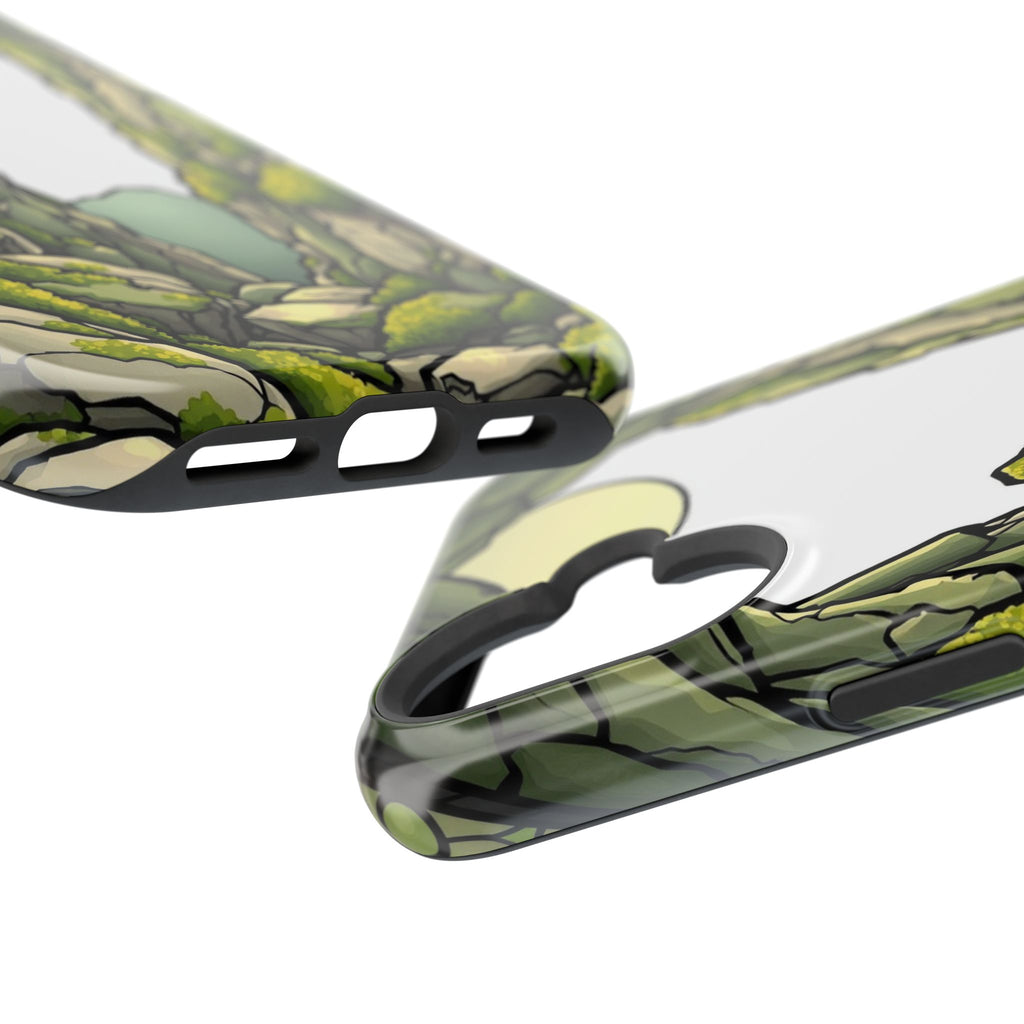 iPhone Sage And Ivory Moss Covered Rocks Slim Everyday iPhone Designer · iPhone