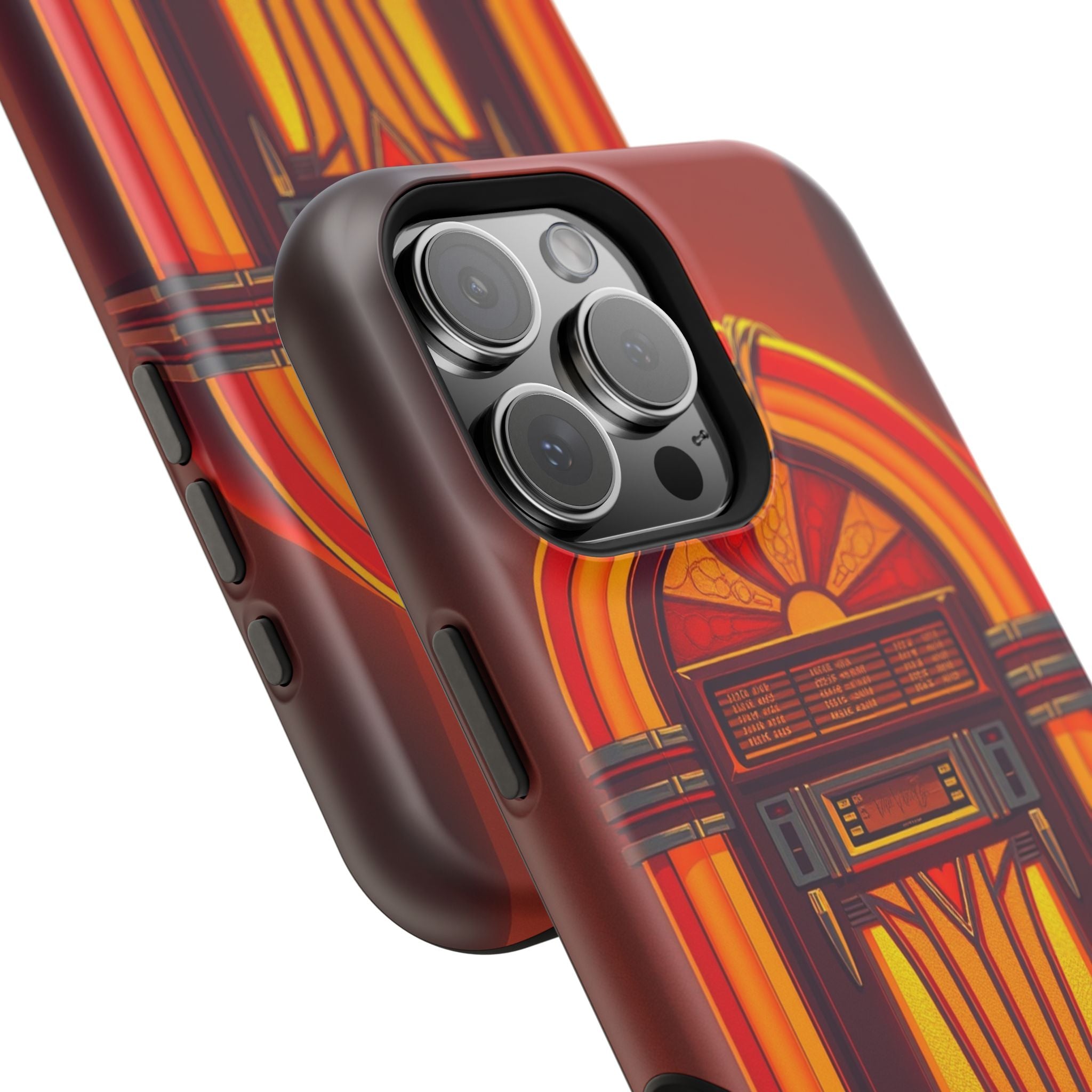 iPhone Jukebox Glow Pop Art Bold Bold Modern Everyday Snap Case · iPhone Case