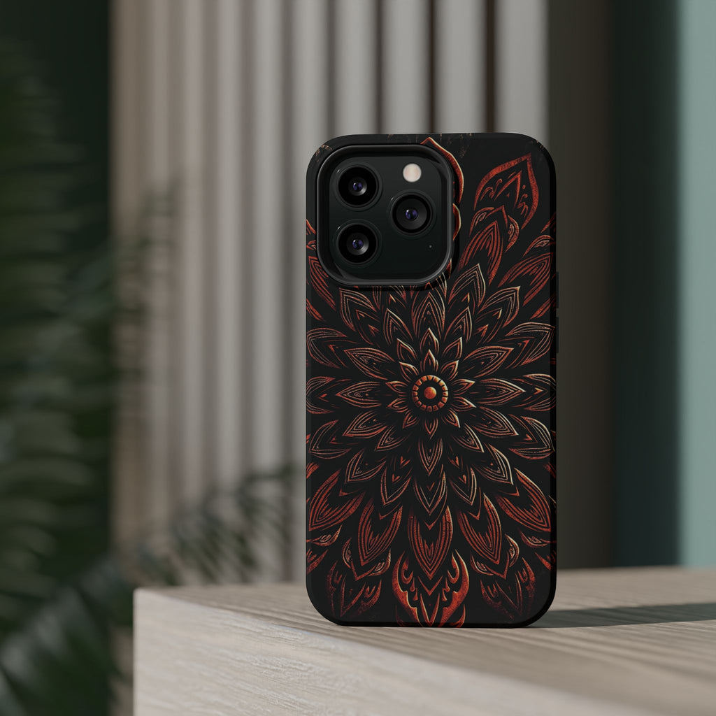 iPhone Floral Mandala Vintage Retro Poster Slim iPhone Everyday · iPhone Case