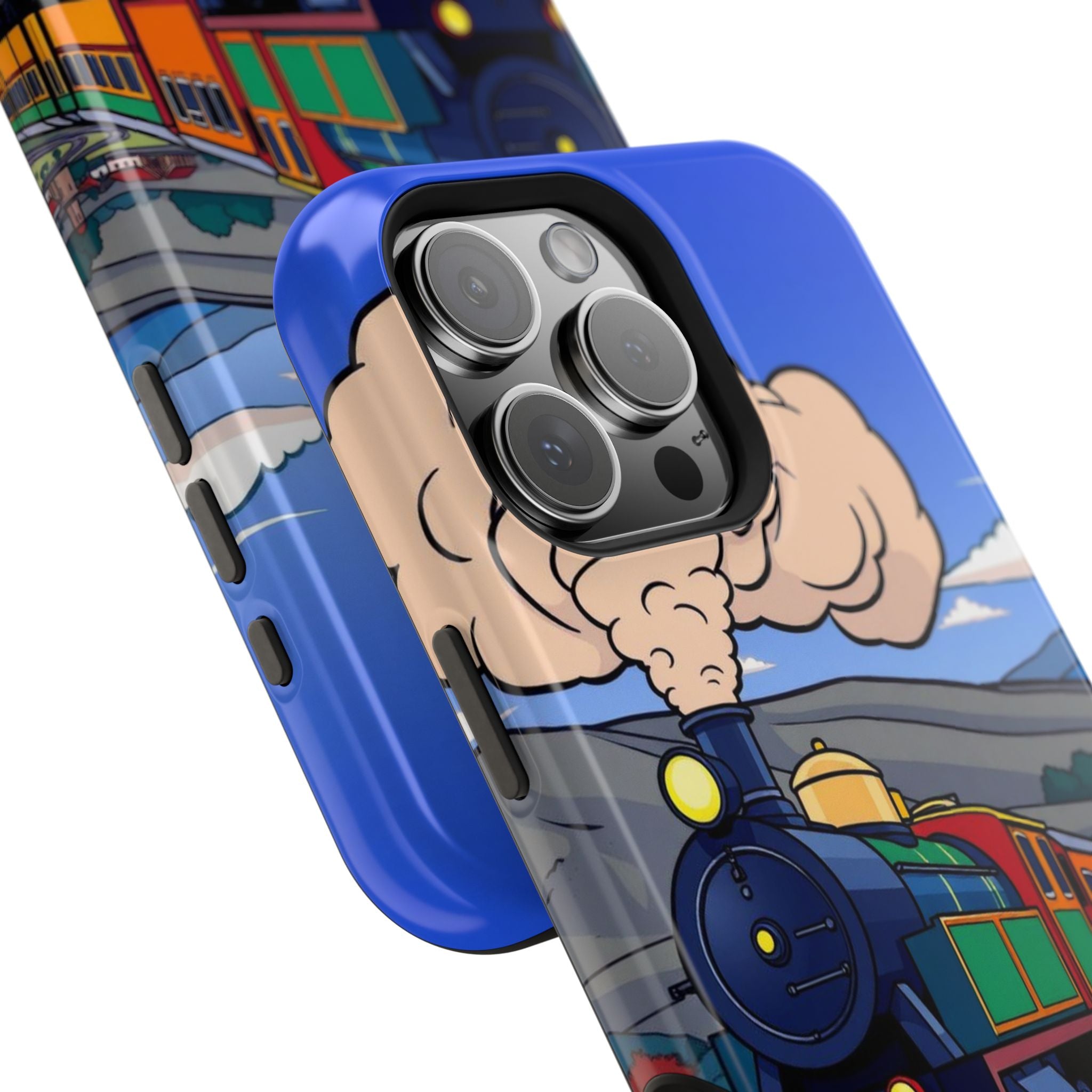 iPhone Steam Locomotive Puff Kids Fun iPhone Phone Case Gift Slim · iPhone Case