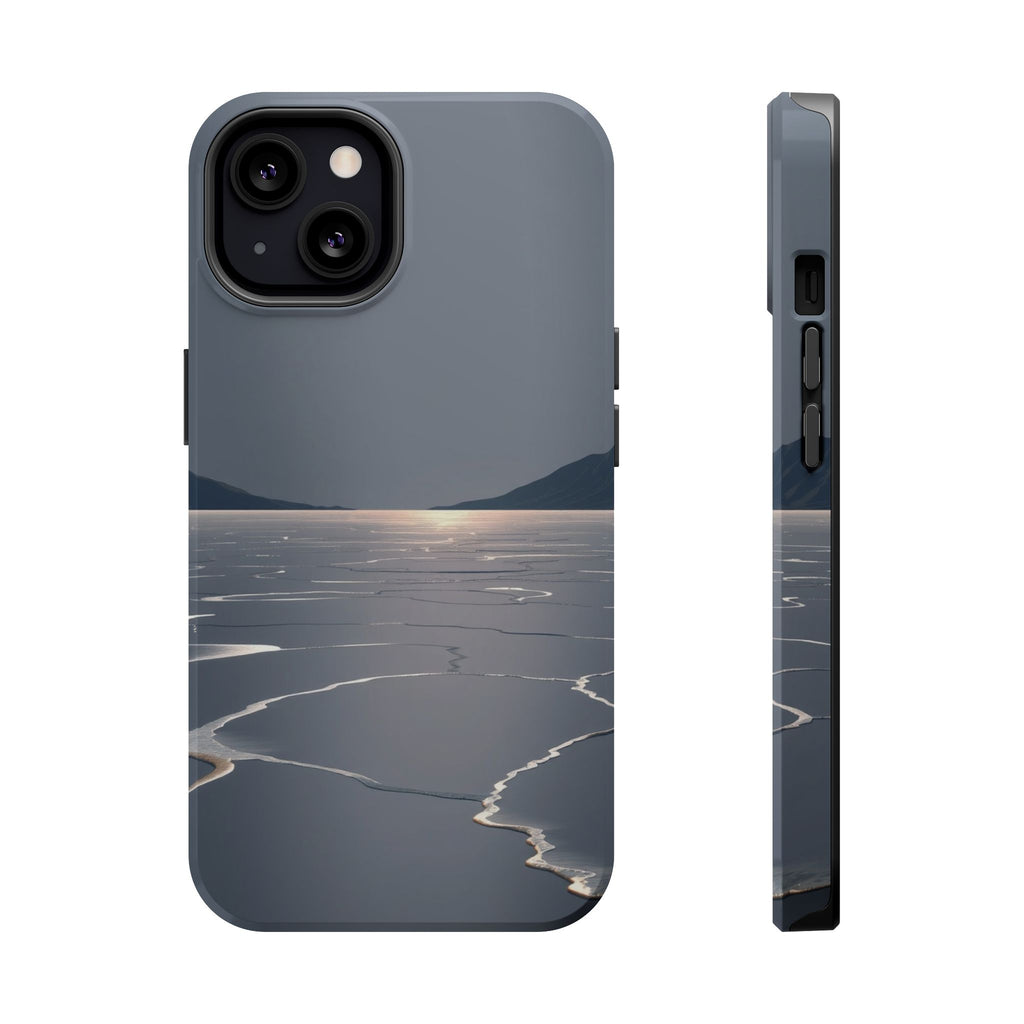 iPhone Charcoal And Copper Salt Flat Mirror Slim iPhone Everyday · iPhone Case