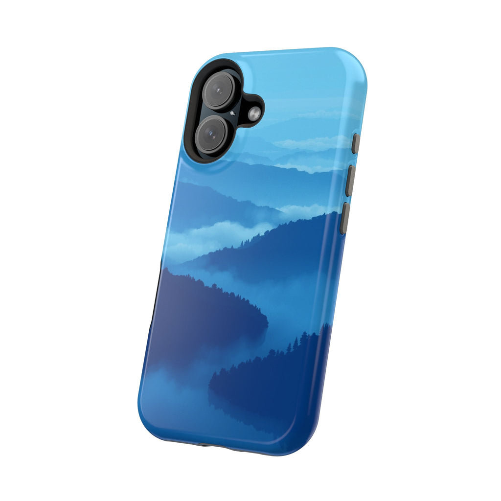 iPhone Fog Rolling Over Hills Pixel Art -Bit Slim iPhone Everyday · iPhone Case
