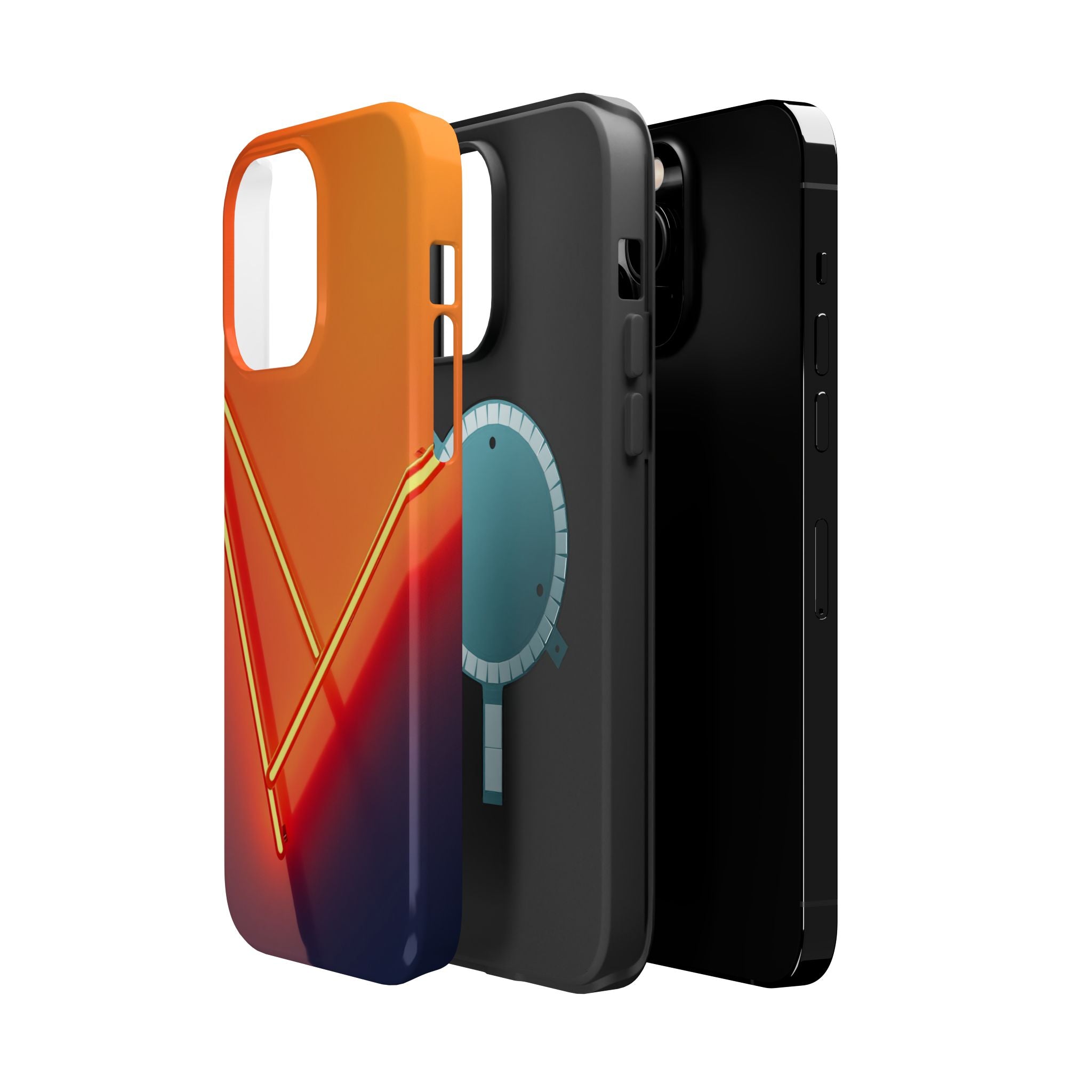 iPhone Neon Geometry Vibrant Watercolor Slim Everyday iPhone Designer · iPhone C