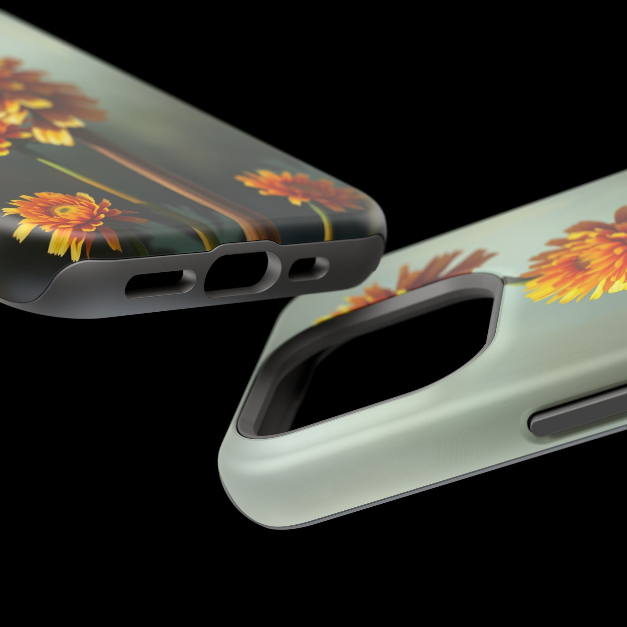 iPhone Ranunculus Stack Electric Art Slim Everyday Designer Case · iPhone Case