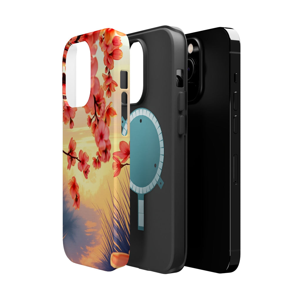 iPhone Sunset Amber And Peach Blossom Trail Slim Snap Cas Carry Case · iPhone Ca