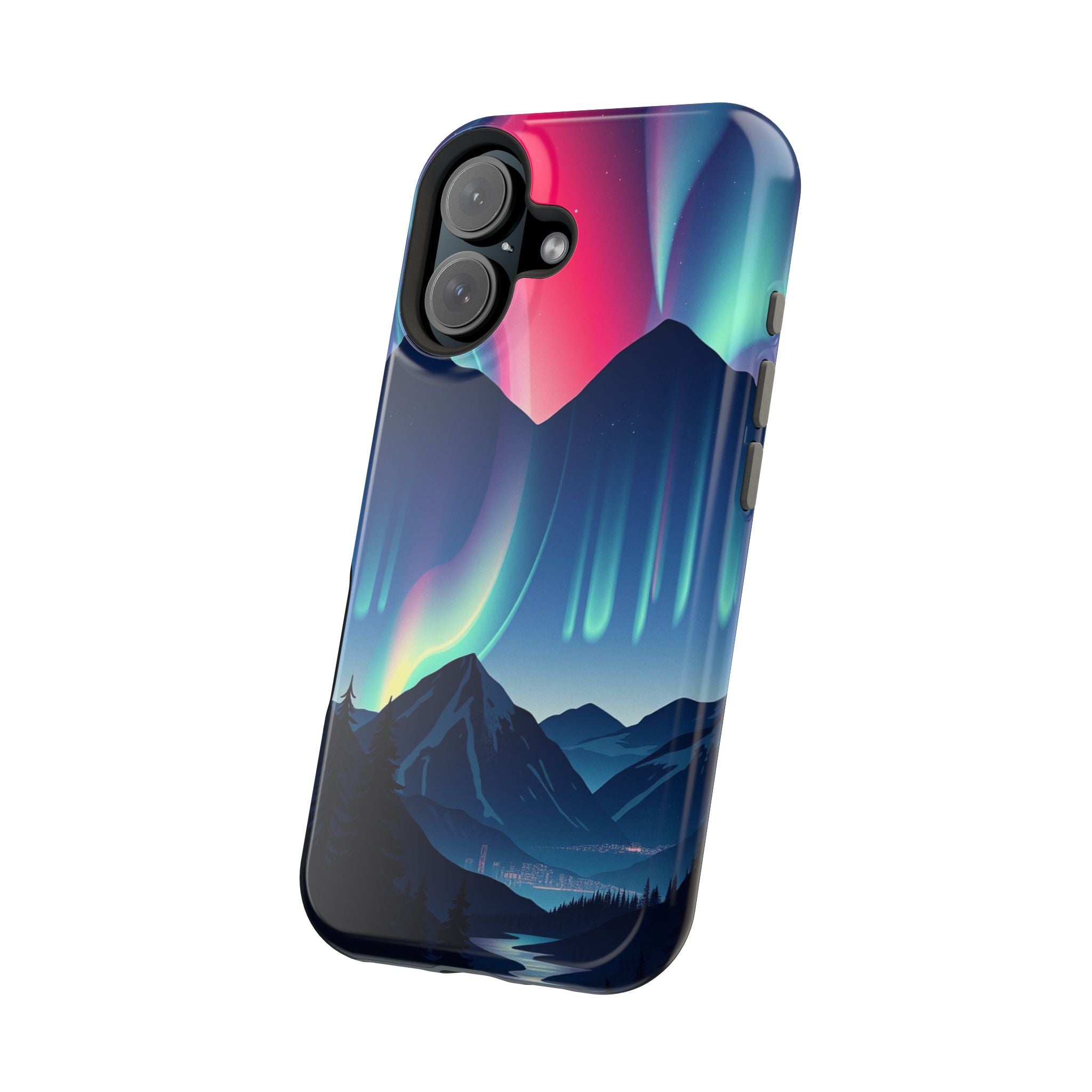 iPhone Dreamy Northern Lights Design Slim Everyday Designer Case · iPhone Case