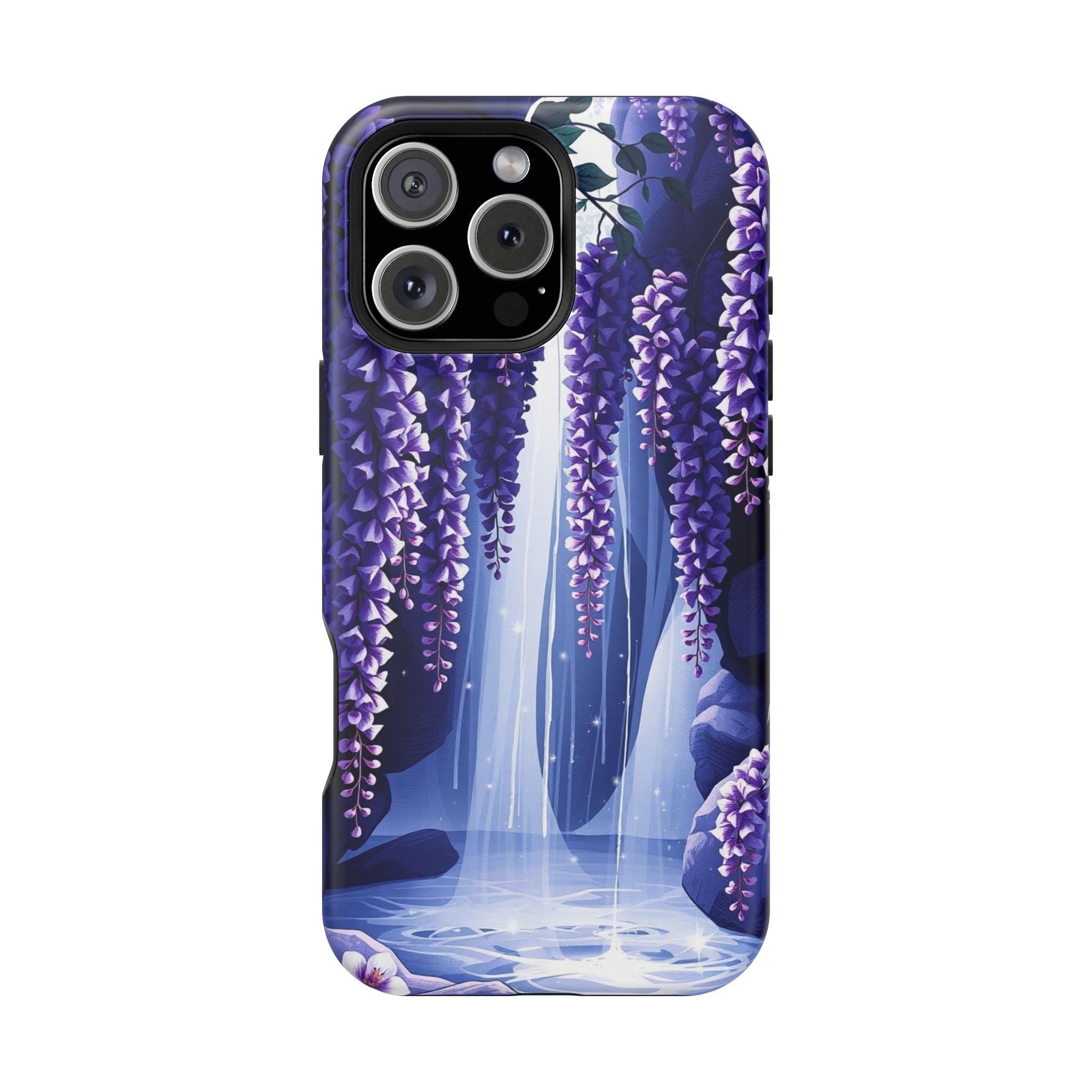 iPhone Wisteria Cascade Serene Design Slim Snap Case Ga · iPhone Case