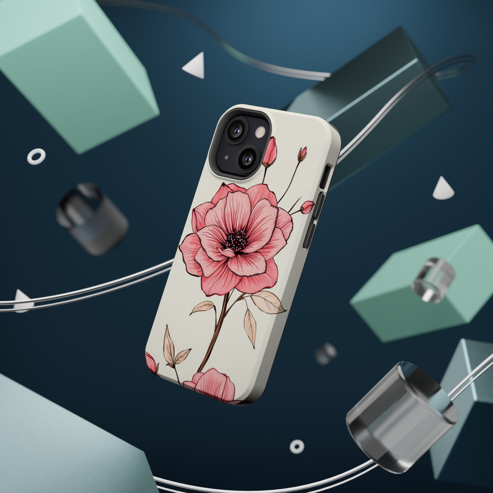 iPhone Floral Geometric Mystic Art Bold Modern Everyday Snap Case · iPhone Case