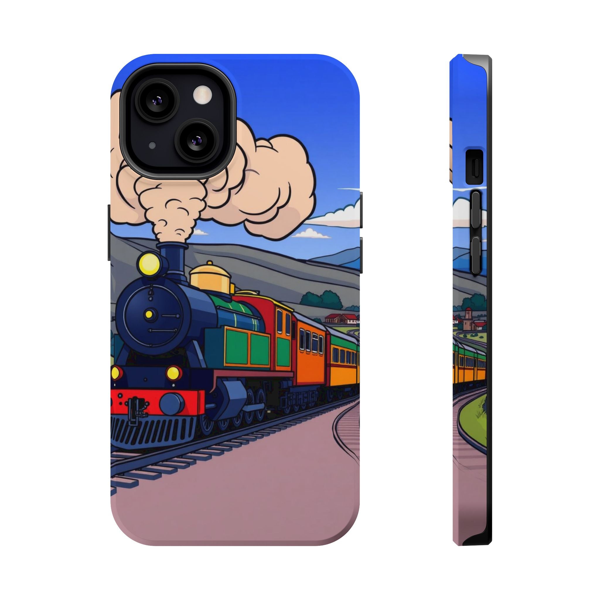 iPhone Steam Locomotive Puff Kids Fun iPhone Phone Case Gift Slim · iPhone Case