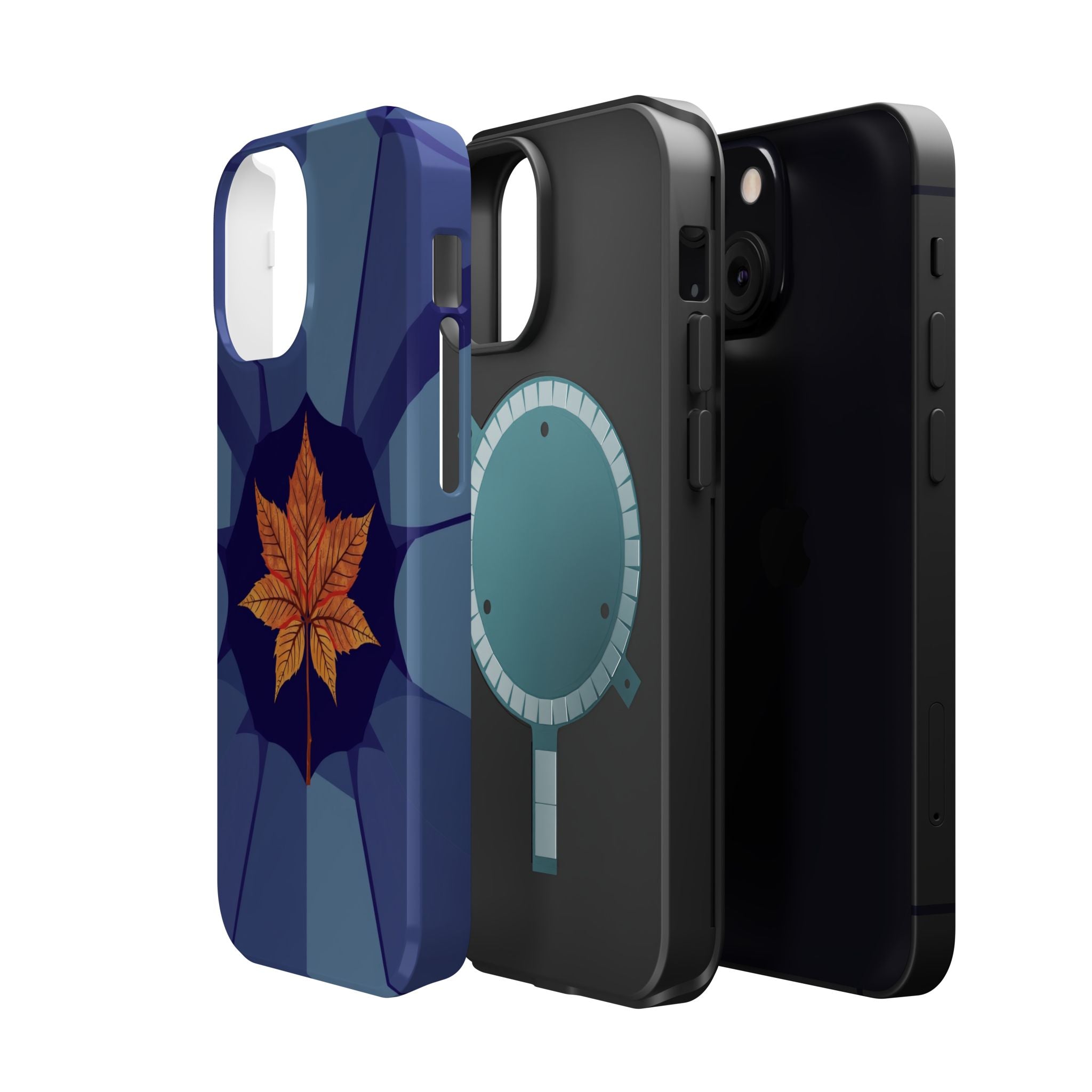 iPhone Autumn Maple Abstract Geometric Slim Everyday Designer Case · iPhone Case