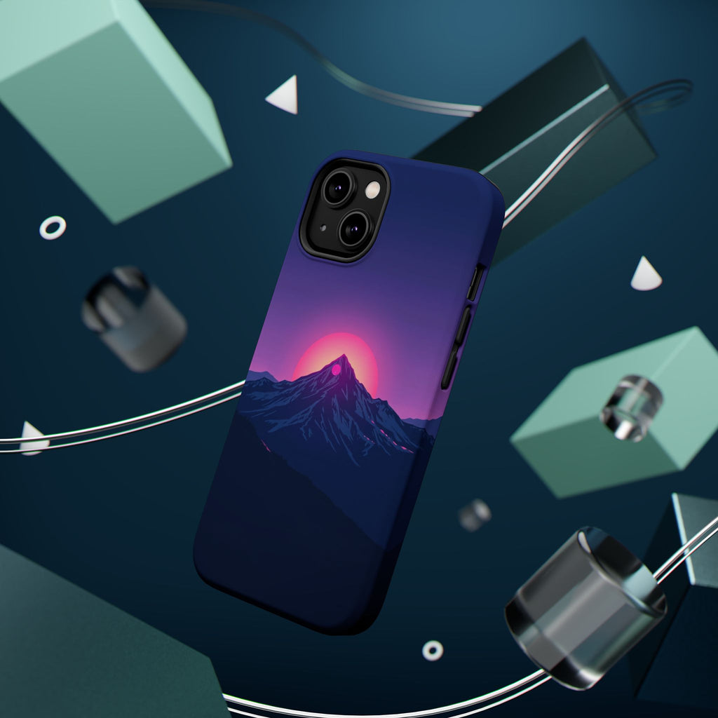 iPhone Mountain at Sunrise Electric Art Slim Everyday iPhone 15 · iPhone Case