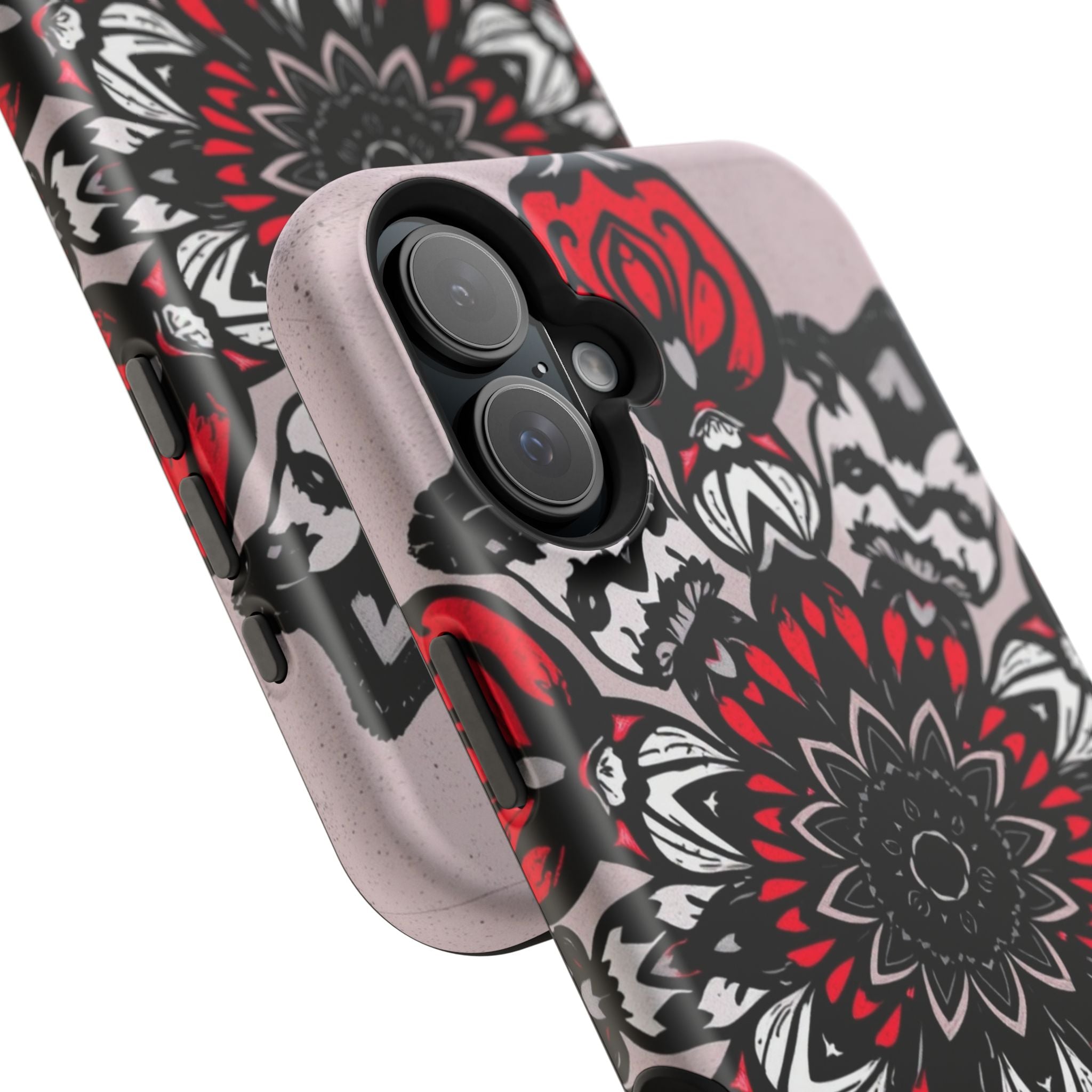 iPhone Floral Mandala Bold Art Slim Everyday Designer Case · iPhone Case