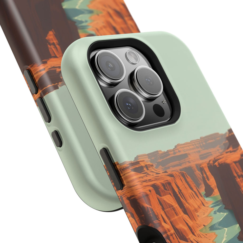 iPhone Burnt Orange And Sand River Canyon Slim iPhone Everyday Designer · iPhone