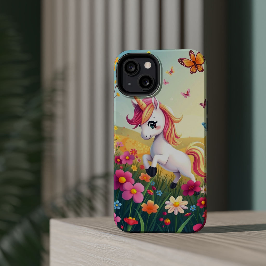 iPhone Magical Meadow Unicorn Kids Fun iPhone Phone Case Gift Slim · iPhone Case
