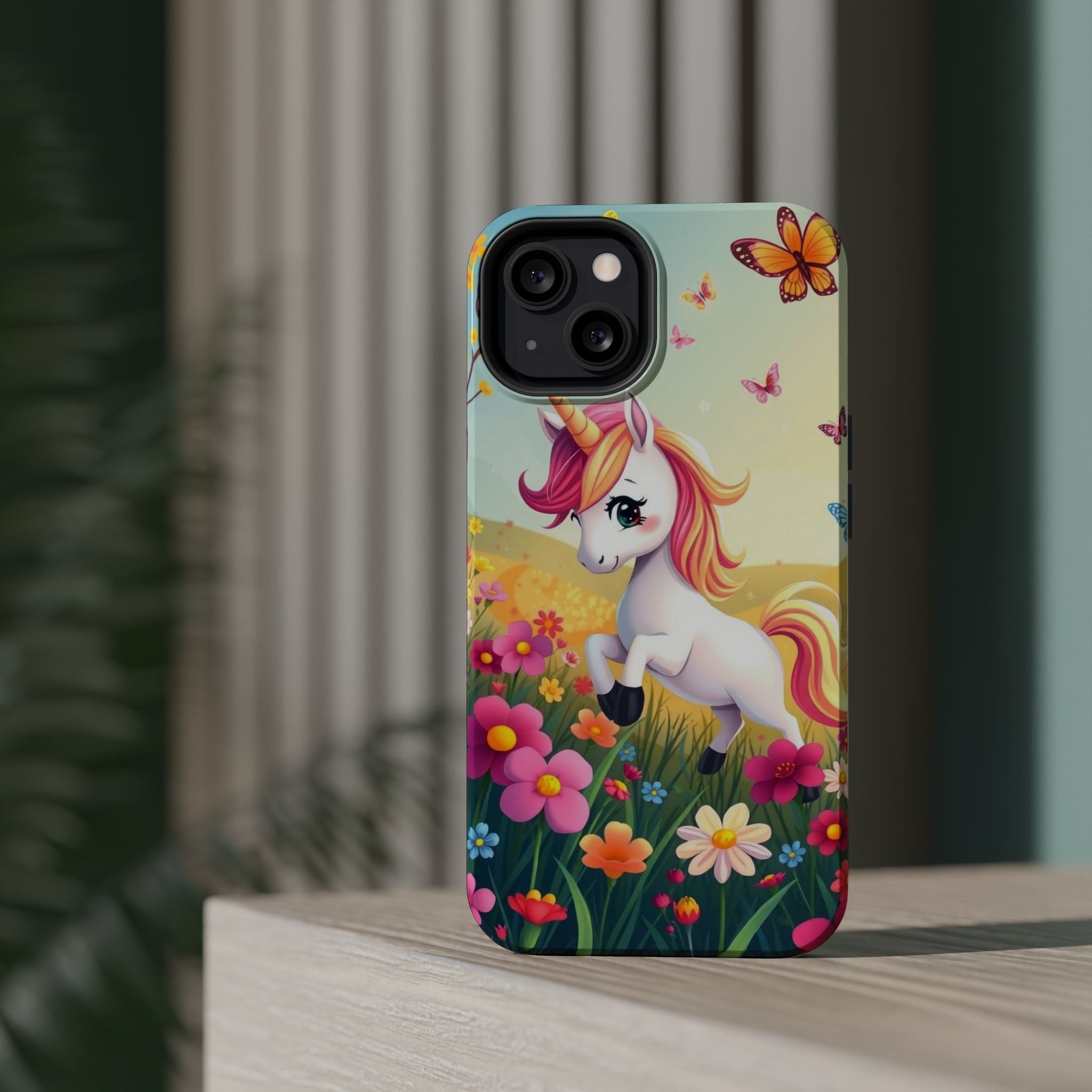 iPhone Magical Meadow Unicorn Kids Fun iPhone Phone Case Gift Slim · iPhone Case
