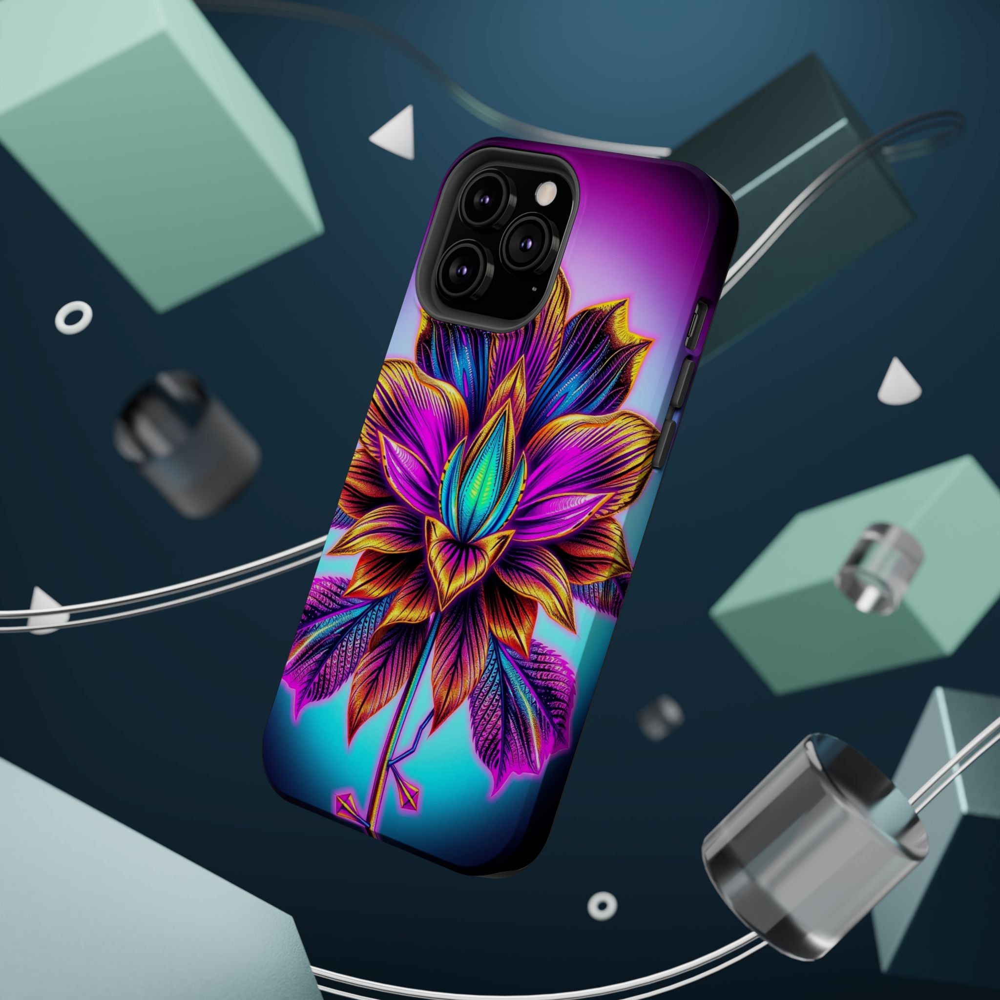 iPhone Floral Gold Foil Mystic Art Bold Modern Everyday Snap Case · iPhone Case
