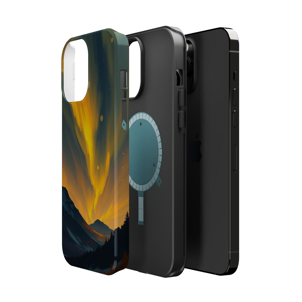 iPhone Serene Northern Lights Design Slim Everyday Designer Case · iPhone Case