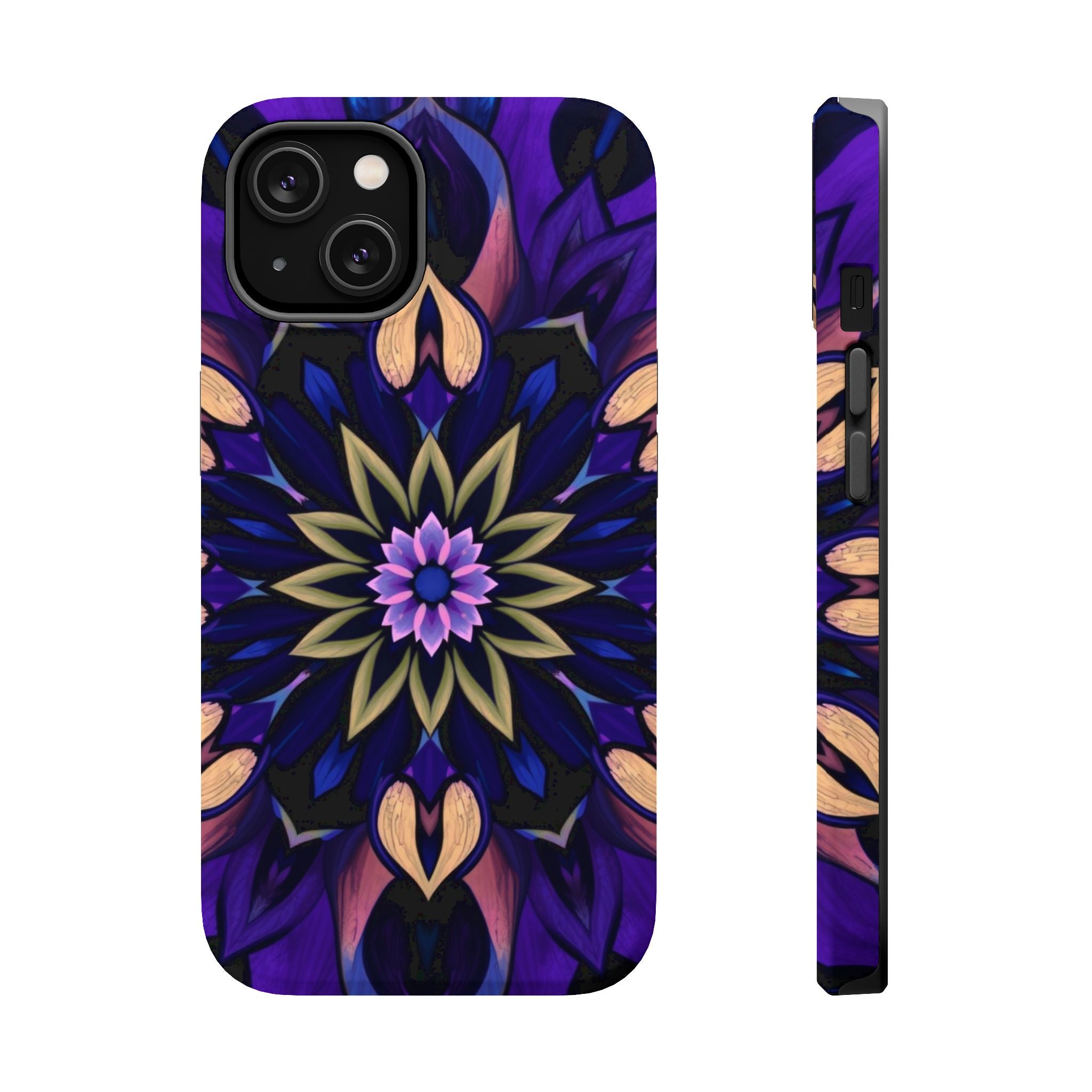 iPhone Floral Mandala Mystic Art Bold Modern Everyday Snap Case · iPhone Case